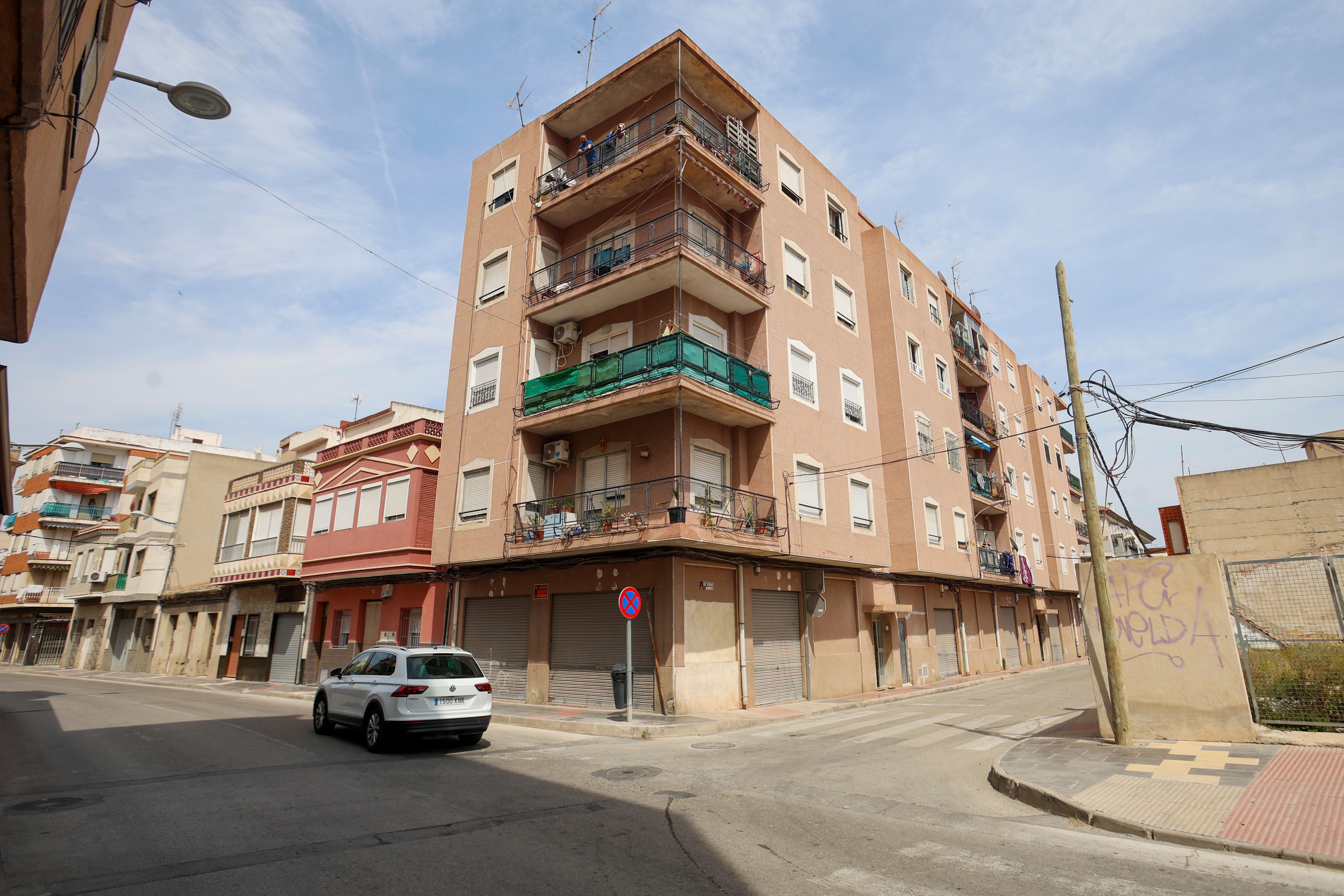 Edificio donde se ha producido el crimen de Callosa de Segura