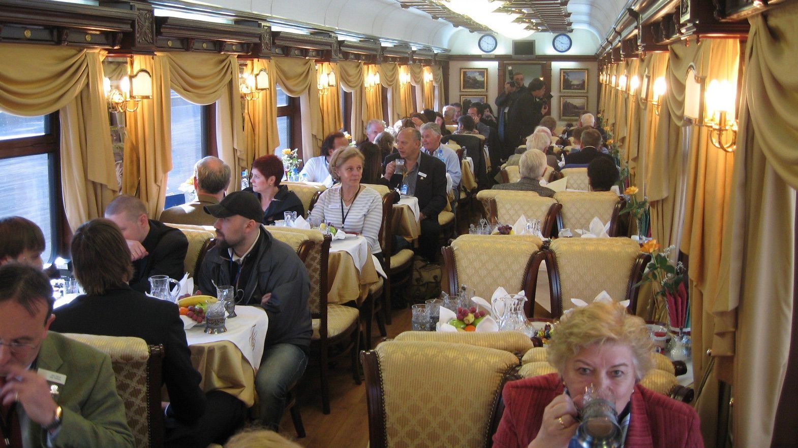 El lujoso interior del Transiberiano