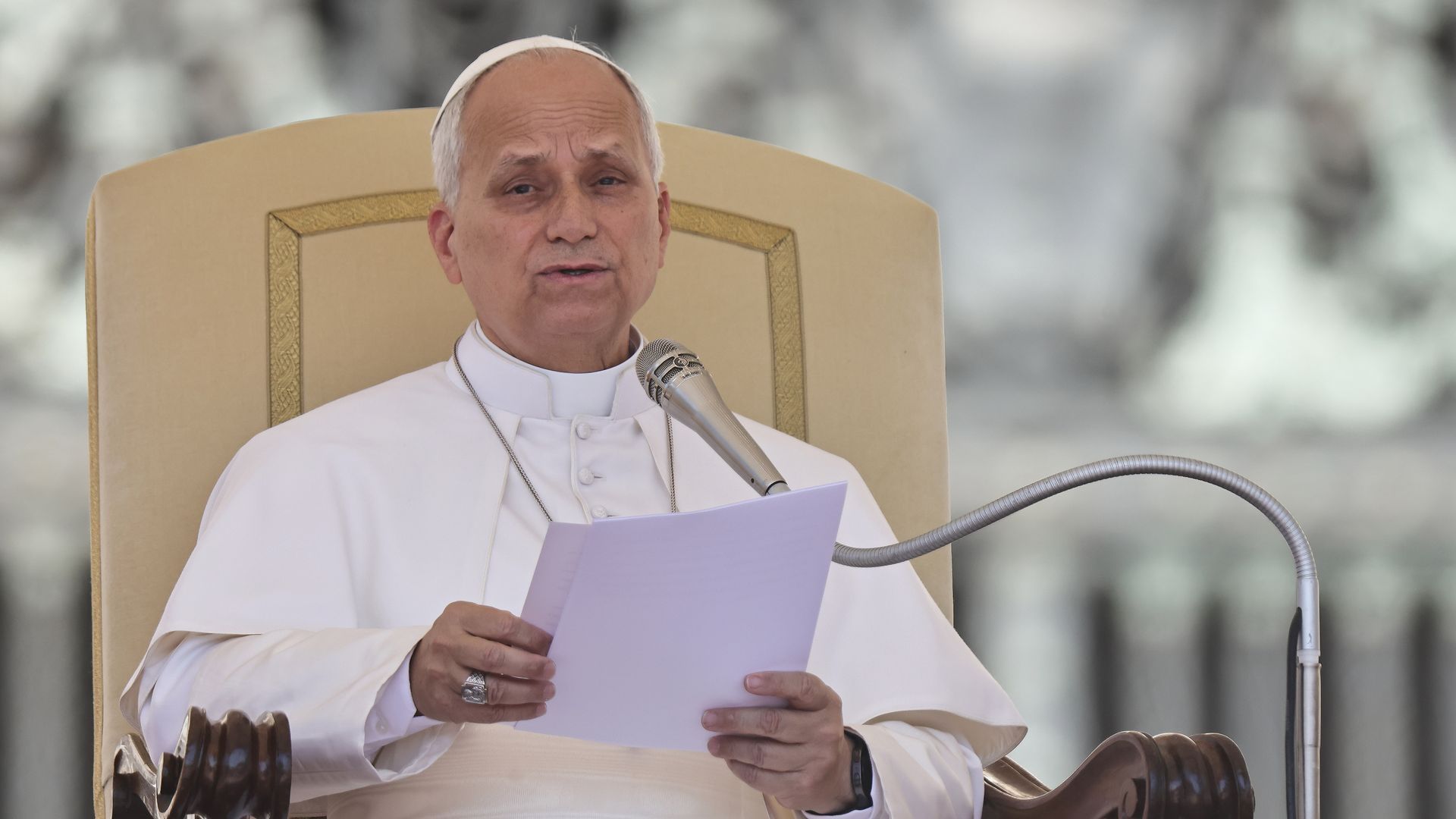 EuropaPress_7554608_27_may_2026_vatican_vatican_city_pope_leo_xiv_leads_the_wednesday_general EuropaPress_7554608_27_may_2026_vatican_vatican_city_pope_leo_xiv_leads_the_wednesday_general