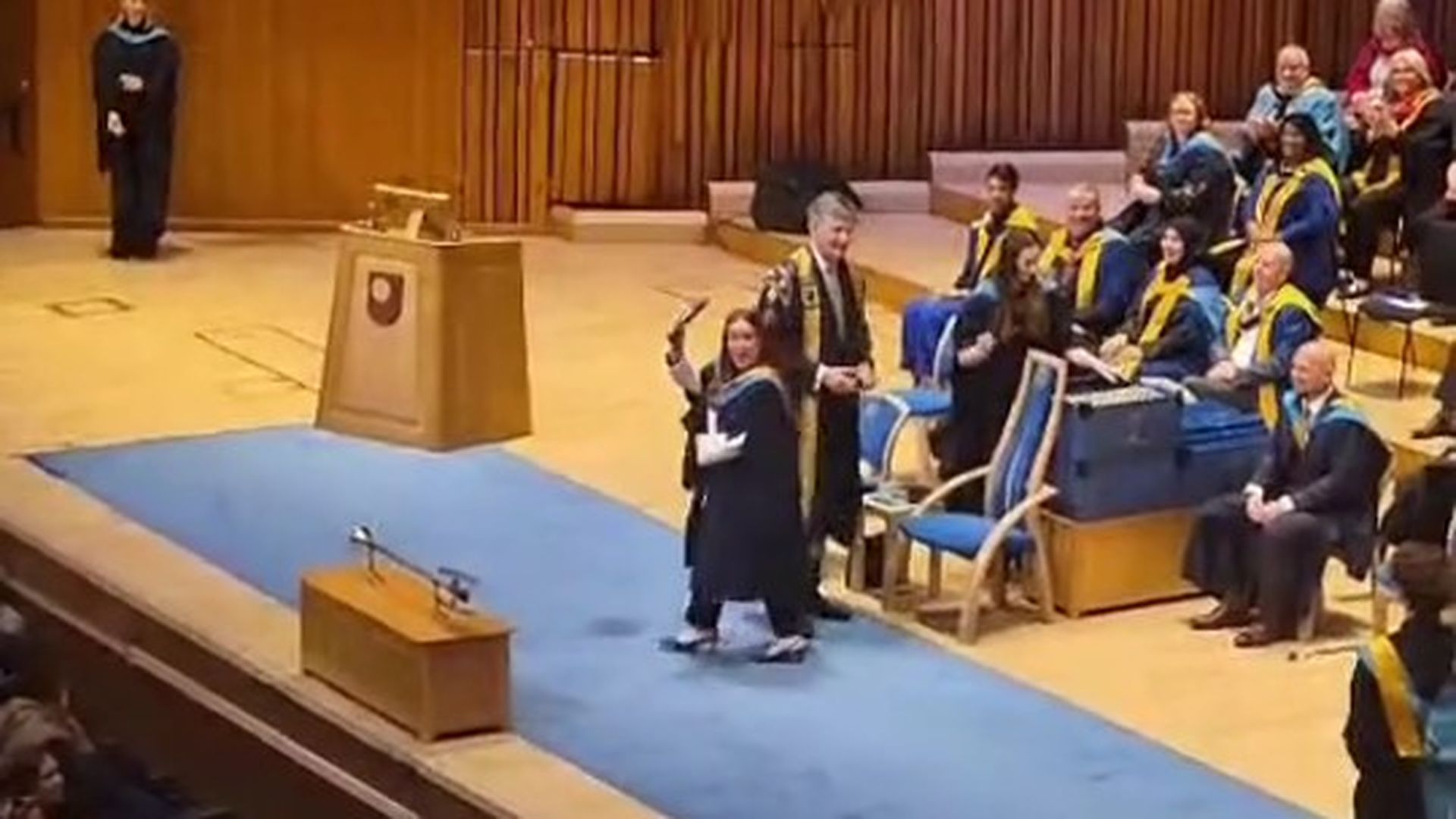 Graduación de una almeriense de 54 años en Londres Graduación de una almeriense de 54 años en Londres