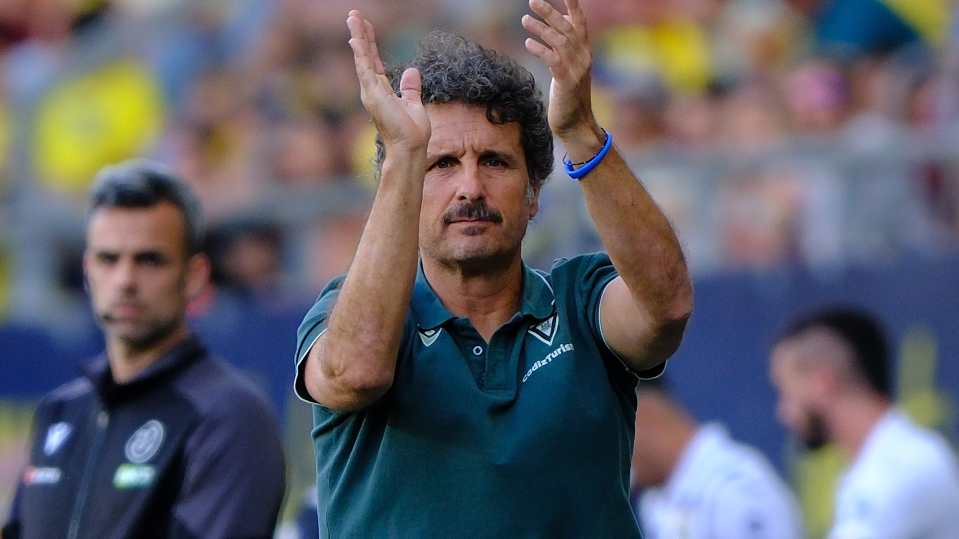 Imanol Idiakez, en un partido del Cádiz Imanol Idiakez, en un partido del Cádiz