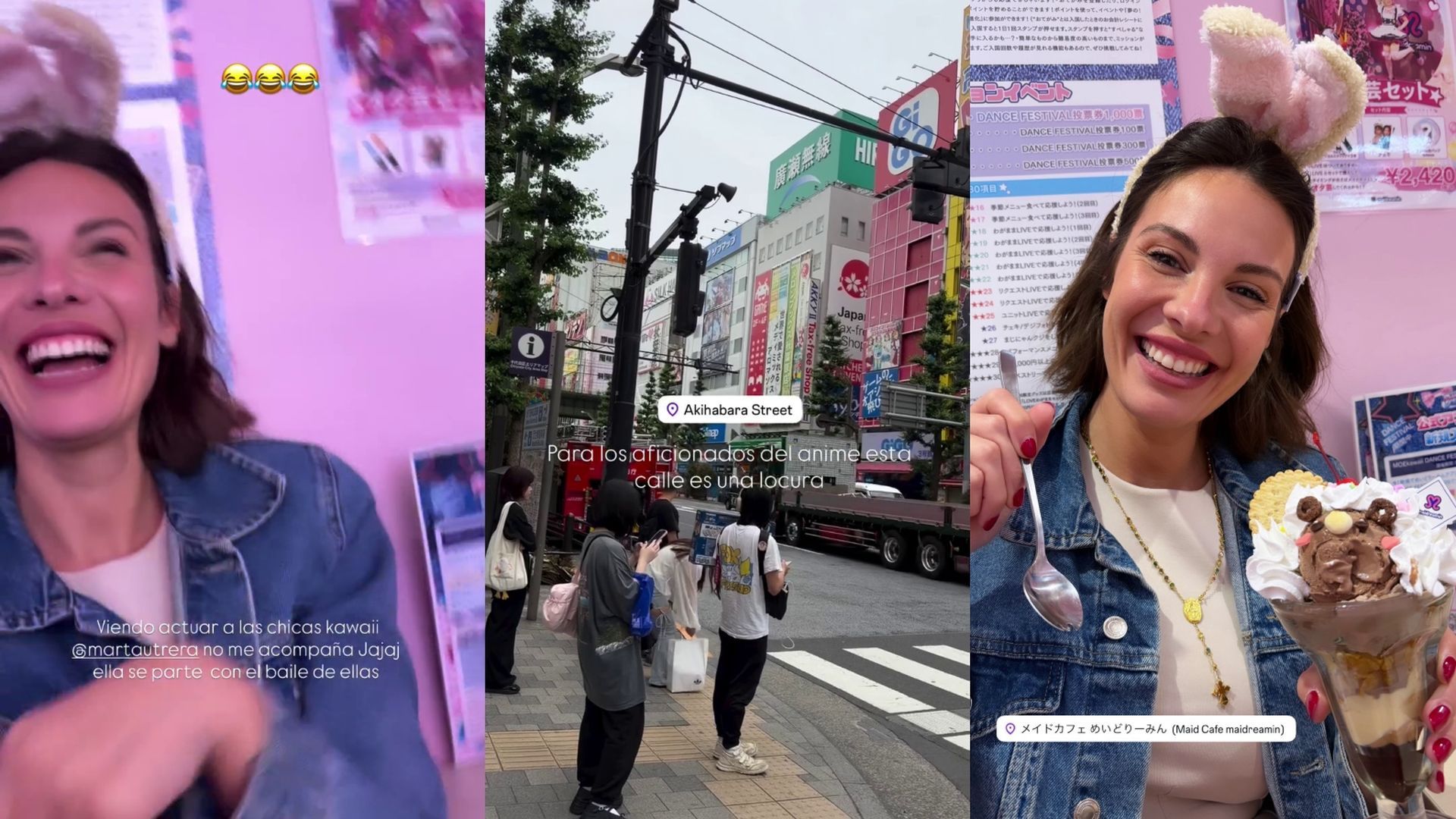 Jessica Bueno, disfrutando con sus hijos en Japón