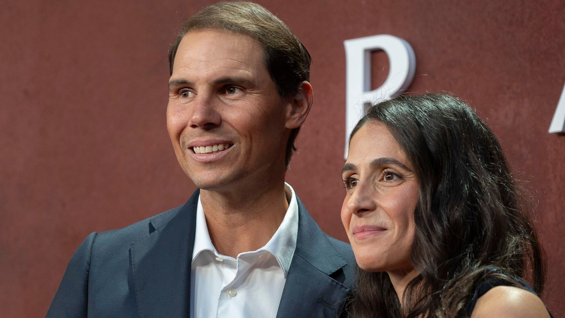 Rafa Nadal y Mery Perelló, en la premiere del documental 'Rafa'
