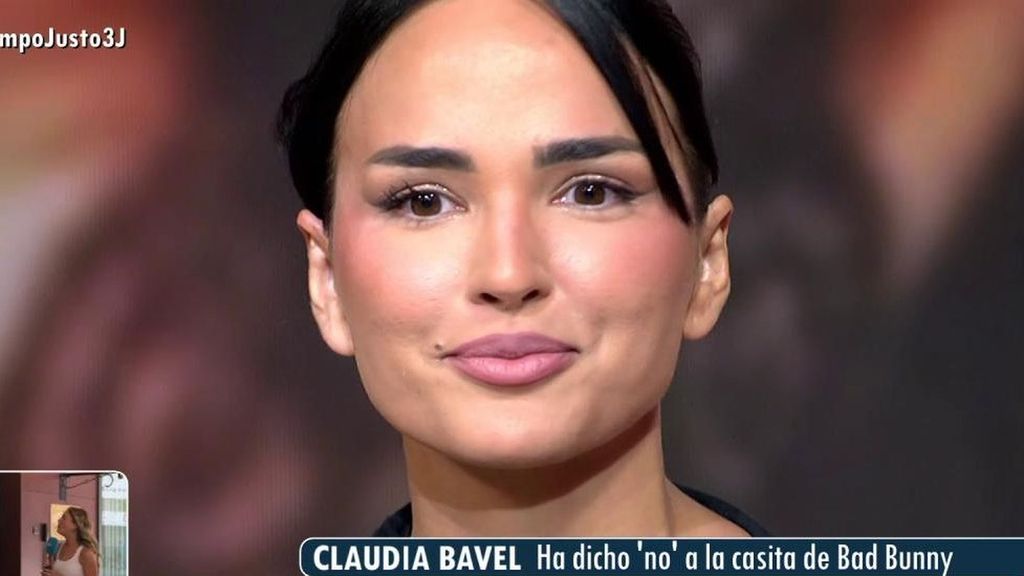 Claudia Bavel, que tuvo un 'affaire' con Bad Bunny, rechaza subirse a 'La Casita': "Estuve con otro amigo suyo y me gusta más el otro"