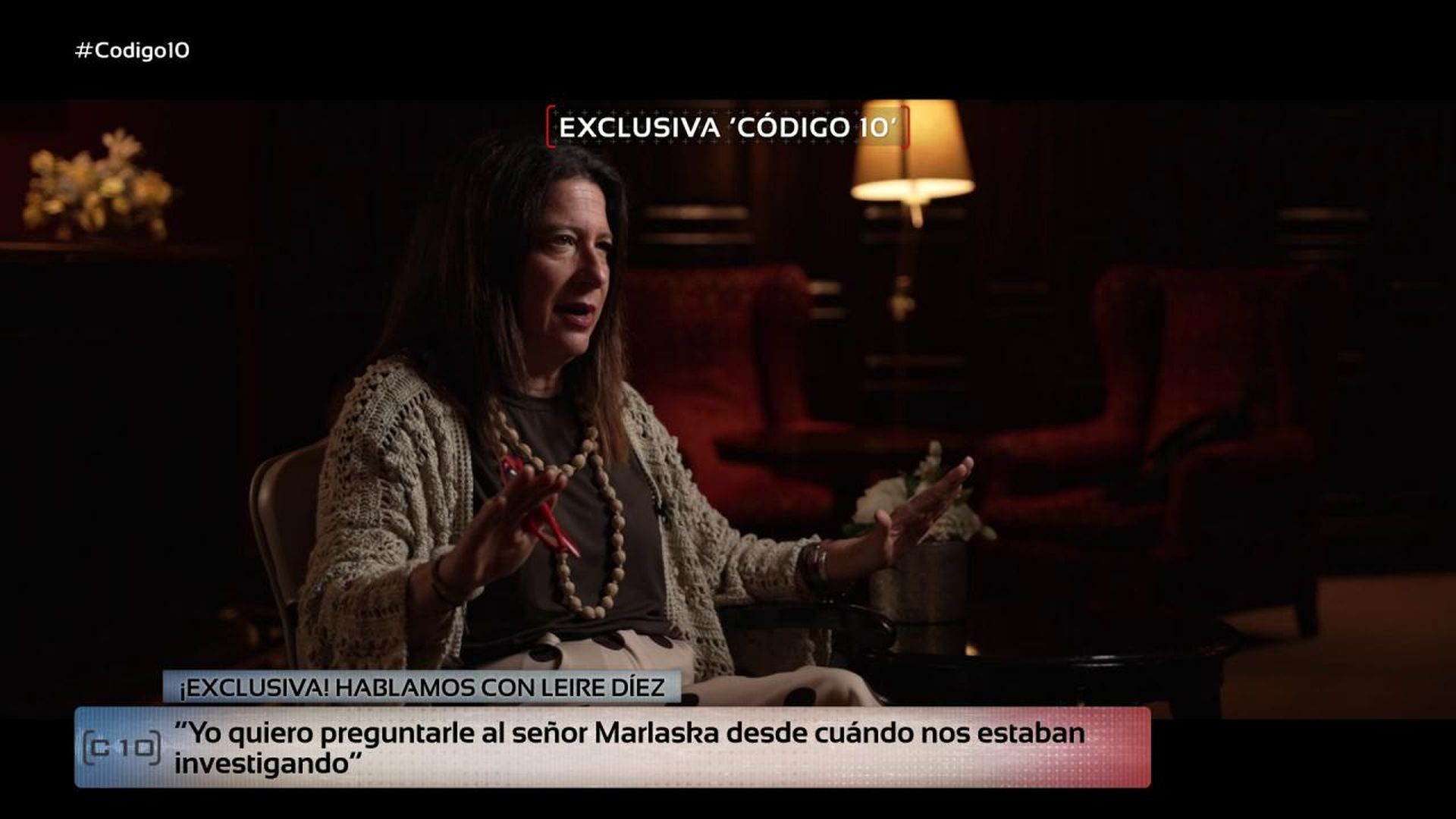 Leire Díez: "Yo quiero preguntarle al señor Masrlaska desde cuándo nos estaban investigando"