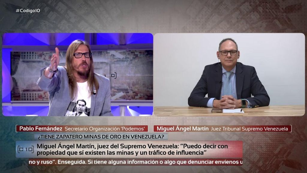 Un juez venezolano insiste en que "Iglesias y Monedero recibieron dinero" del chavismo para Podemos y Pablo Fernández estalla: "Es un bulo"