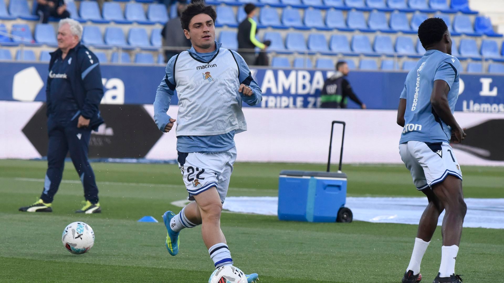 Alberto Dadie con el Sanse