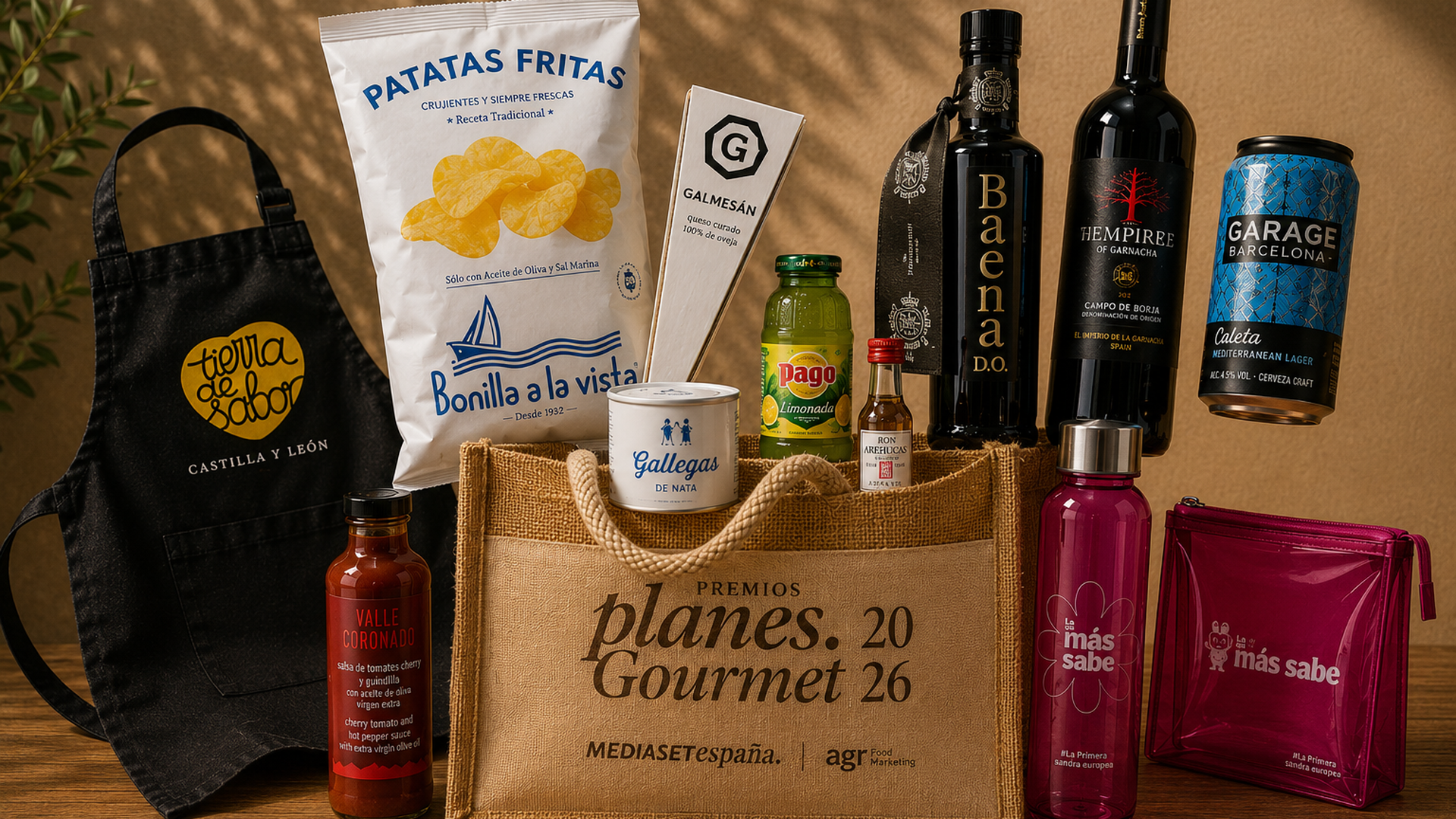 Así es la goodie bag de los Premios Planes Gourmet