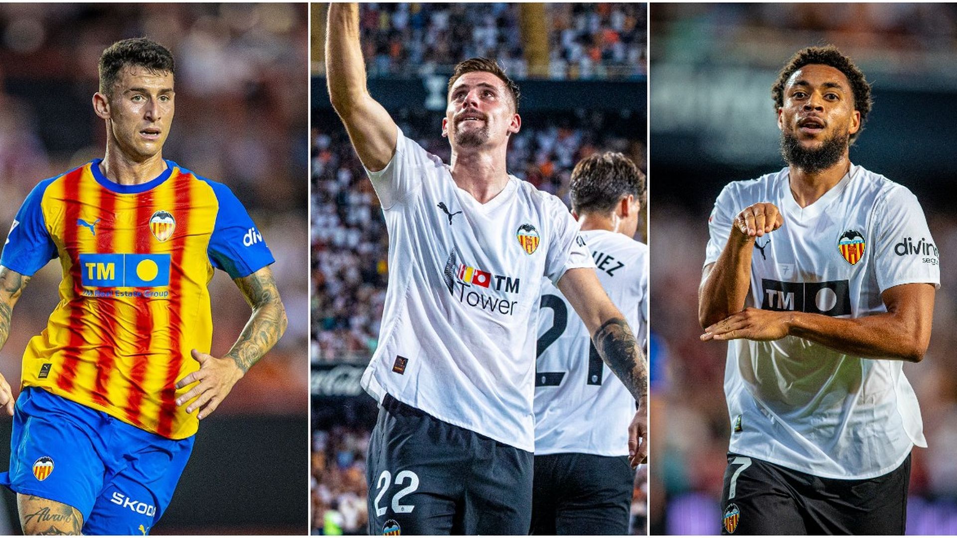 Dani Raba, Baptiste Santamaría y Arnaut Danjuma; los tres fichajes de verano que el Valencia ha colocado en el mercado