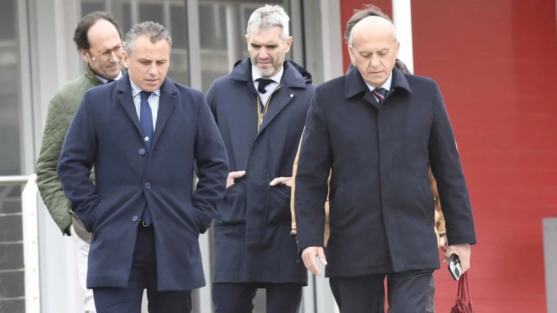 Del Nido Benavente, saliendo de la Ciudad de la Justicia