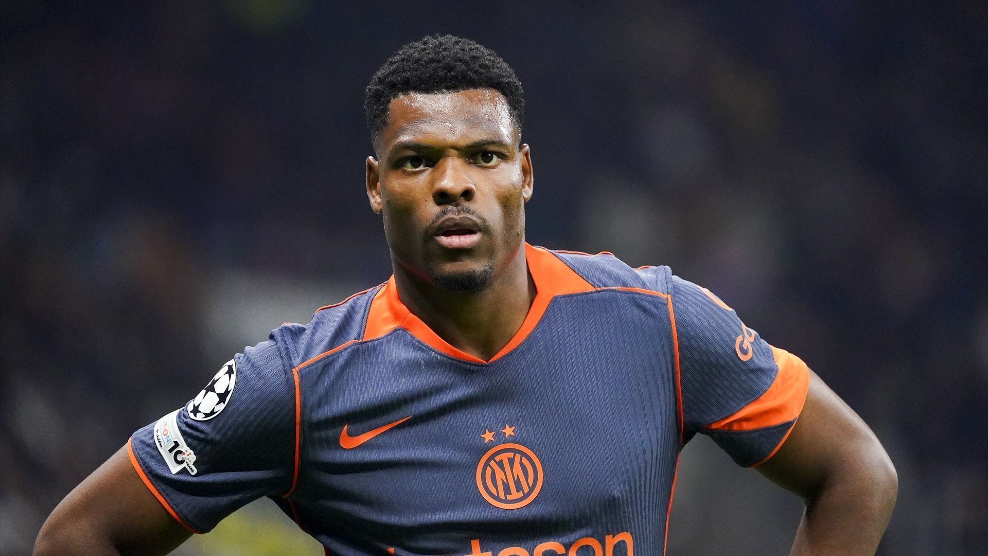 Denzel Dumfries, jugador del Inter de Milán