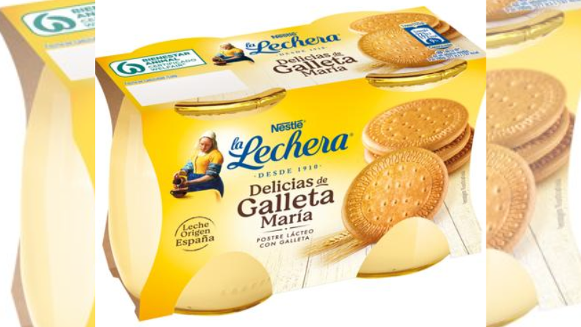 Error en el etiquetado del postre 'Delicias de galleta María'