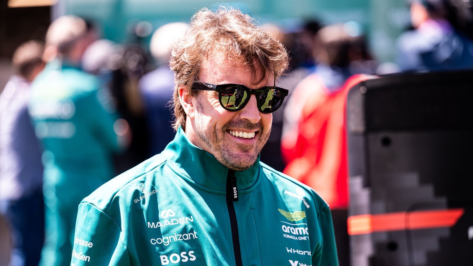 Fernando Alonso en el paddock del Gran Premio de Canadá esta temporada