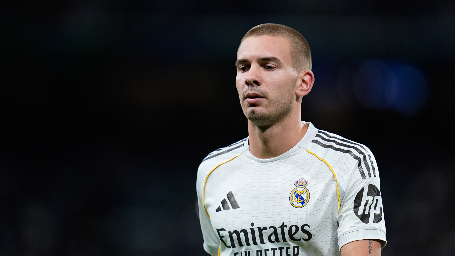 Franco Mastantuono, en un partido del Real Madrid Franco Mastantuono, en un partido del Real Madrid