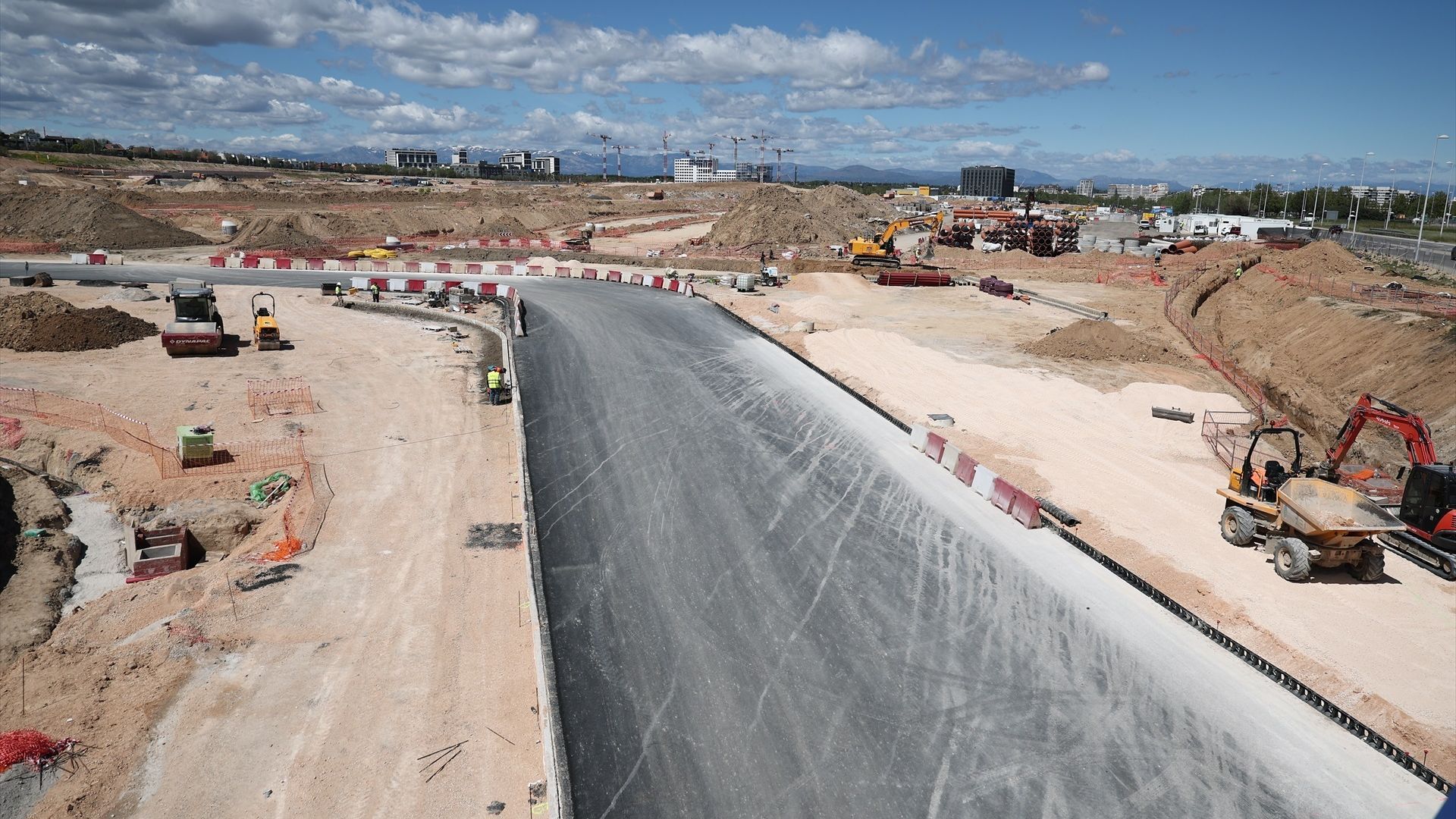 Las obras del 'Madring' hace un mes
