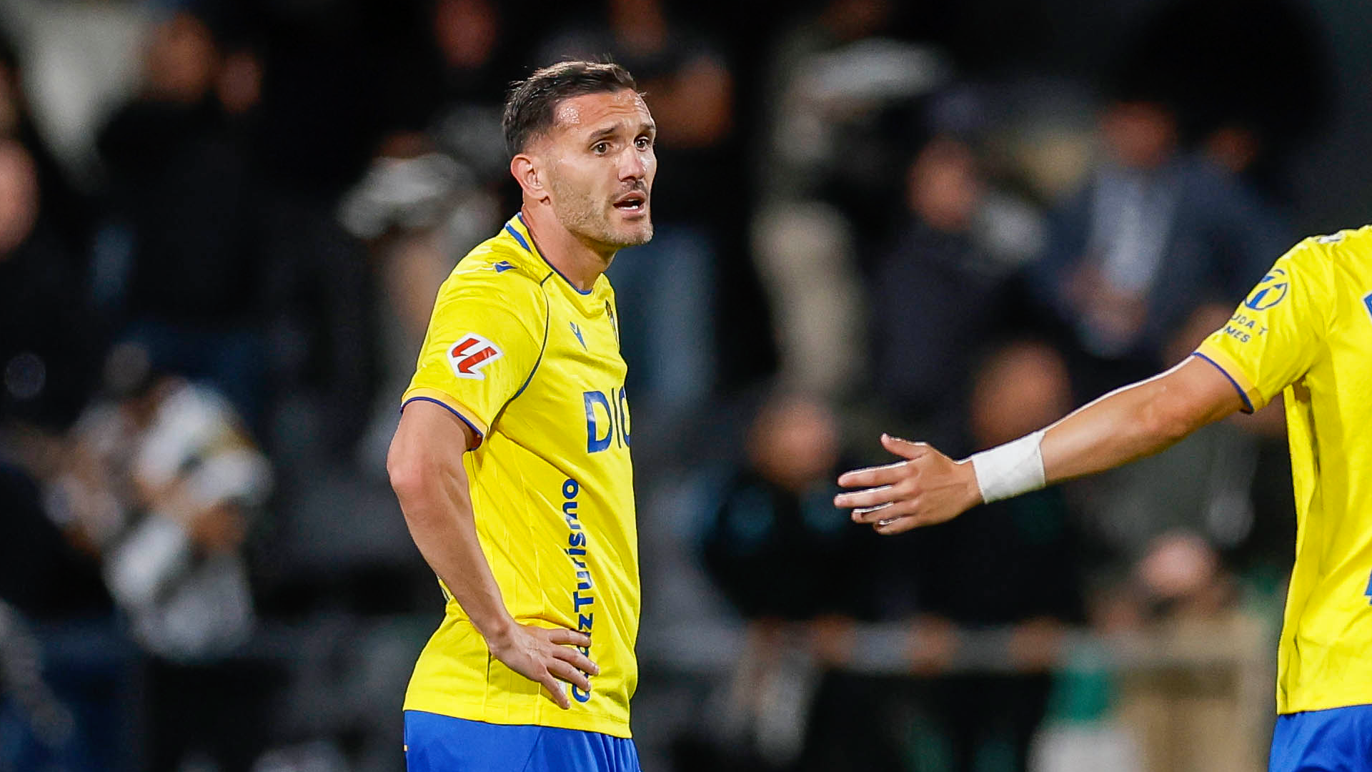 Lucas Pérez, en un partido del Cádiz