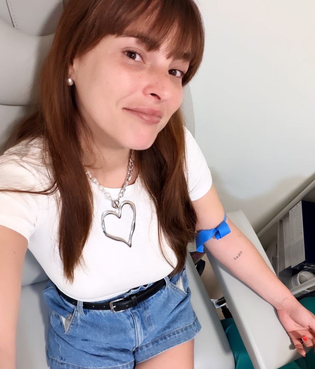 Marta Peñate, sometiéndose a pruebas