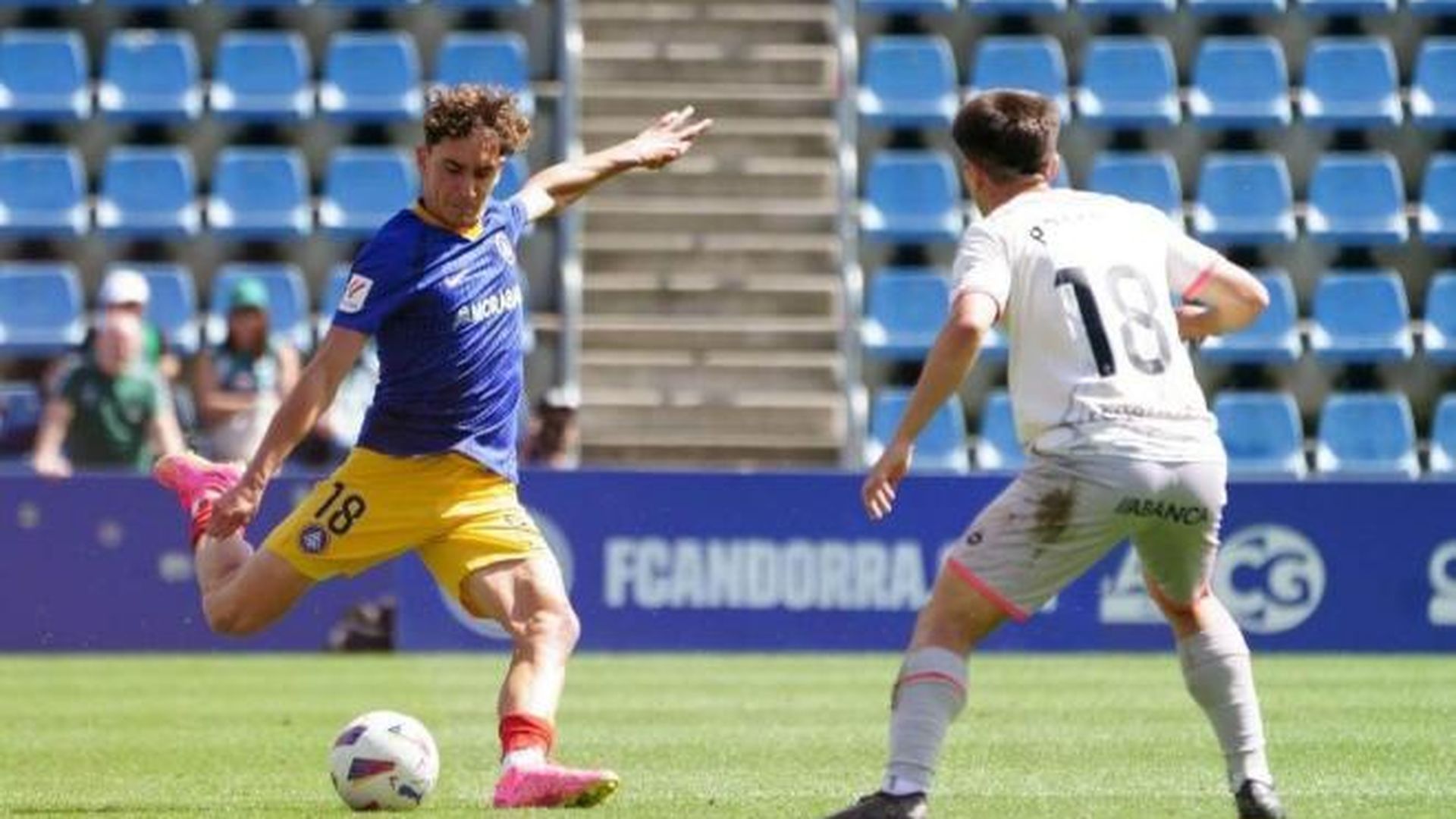 Petxarroman, con el Andorra esta temporada.