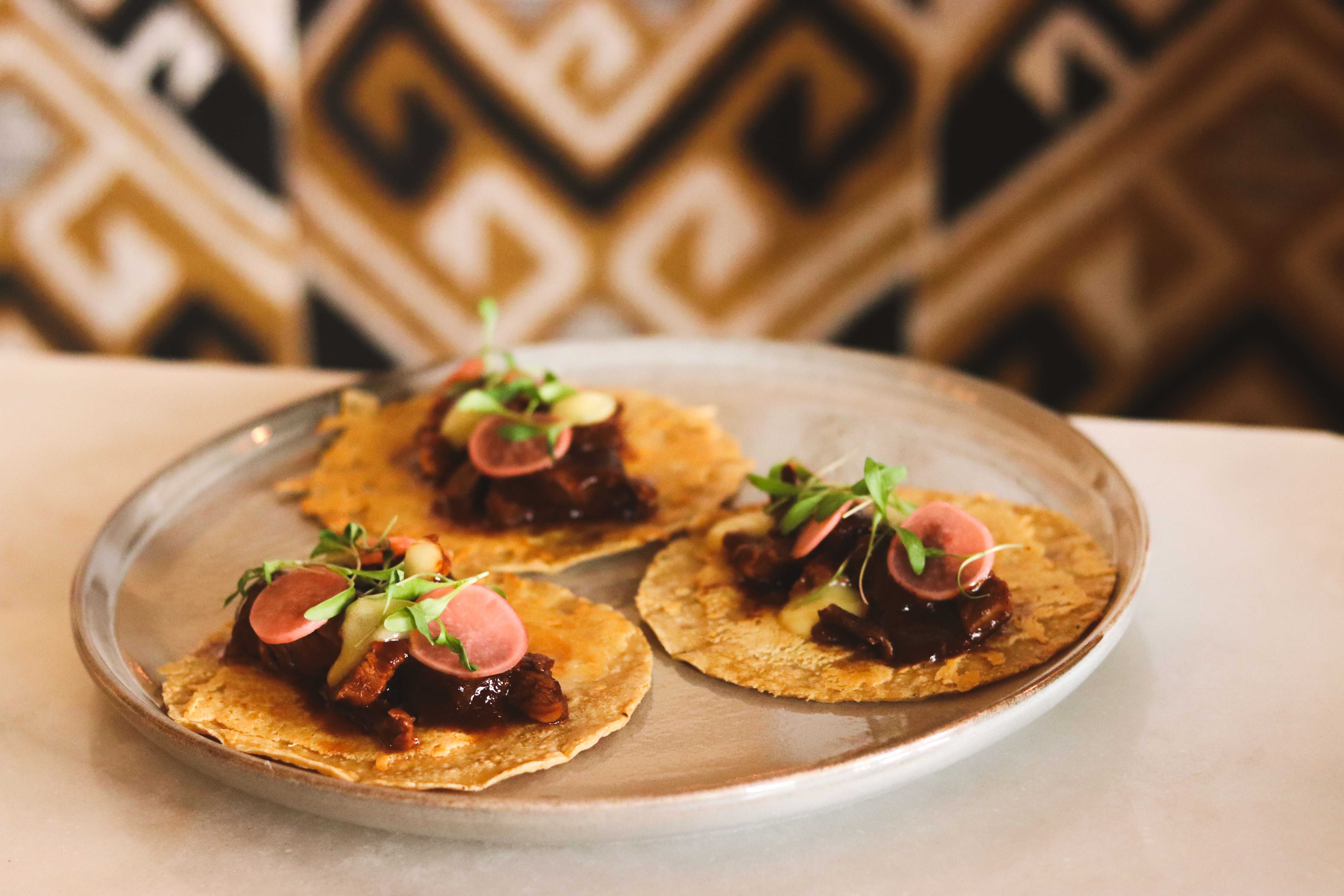Tacos de costilla de vaca