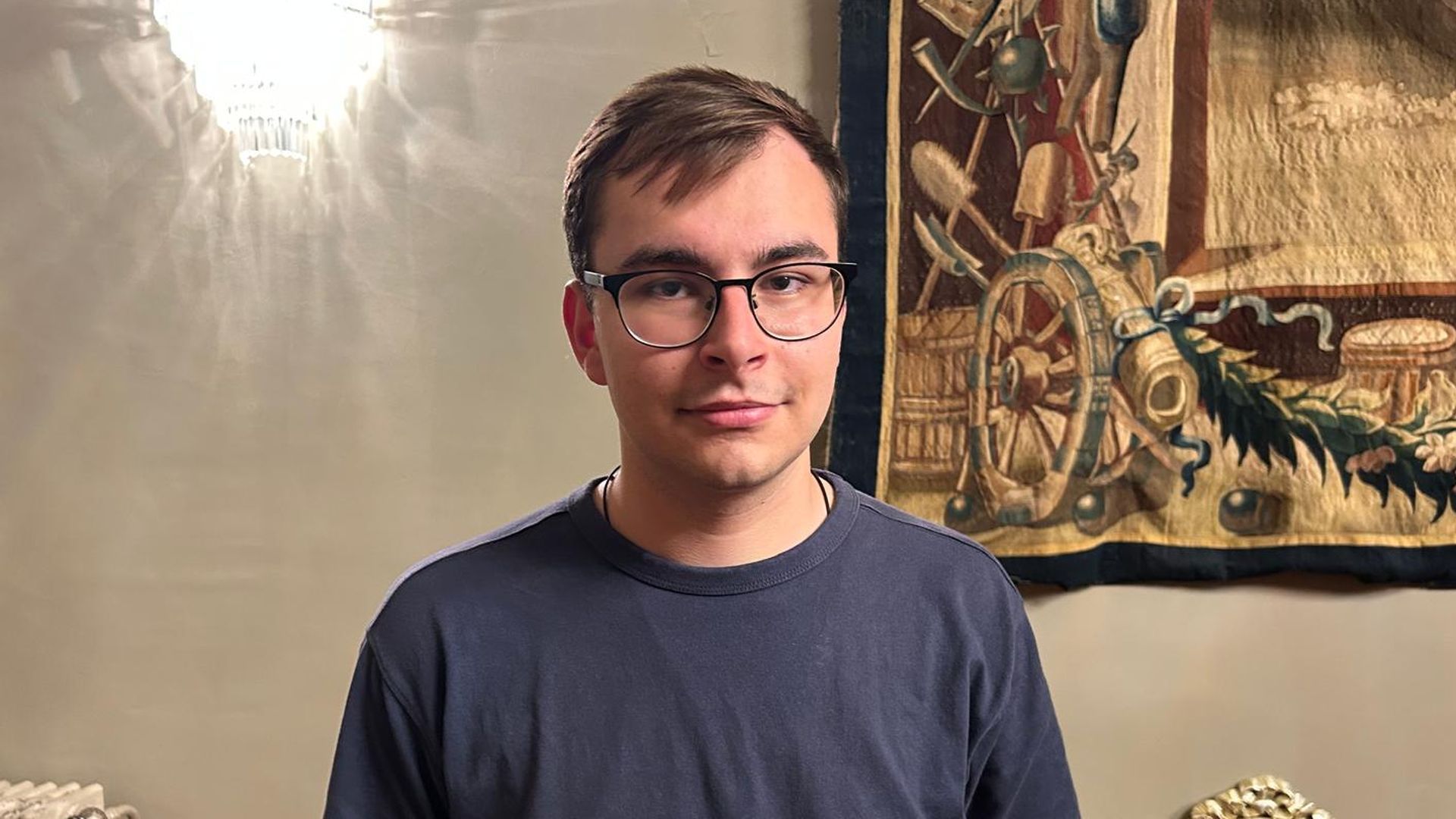 Diego Navarro, seminarista de primer año