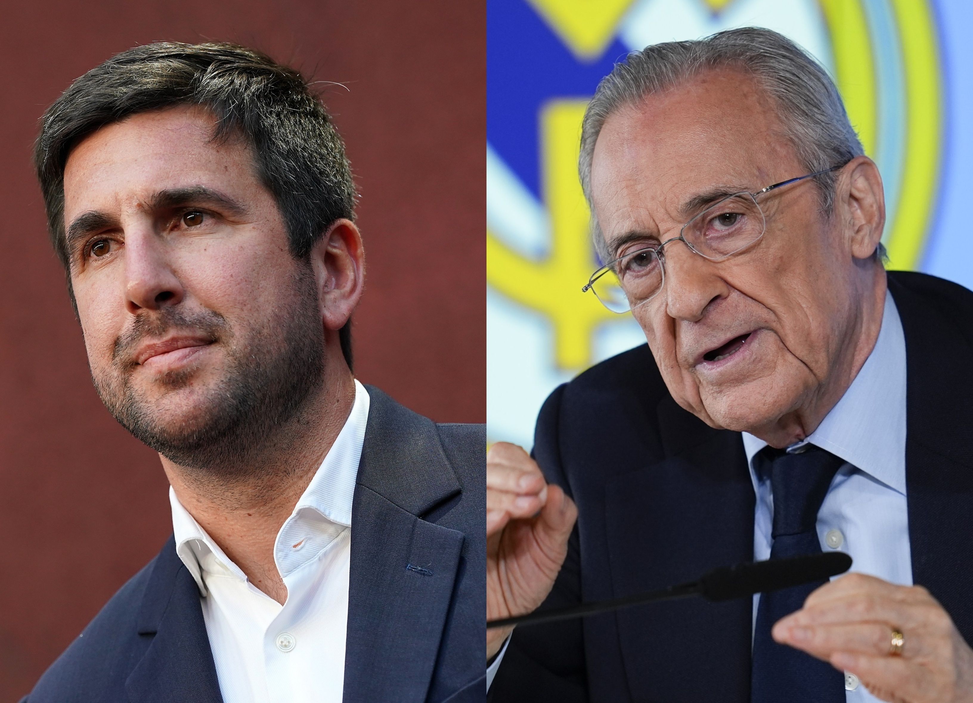 Enrique Riquelme y Florentino Pérez