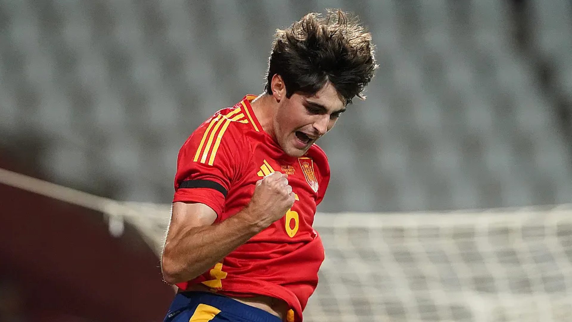Javi Guerra con la sub 21