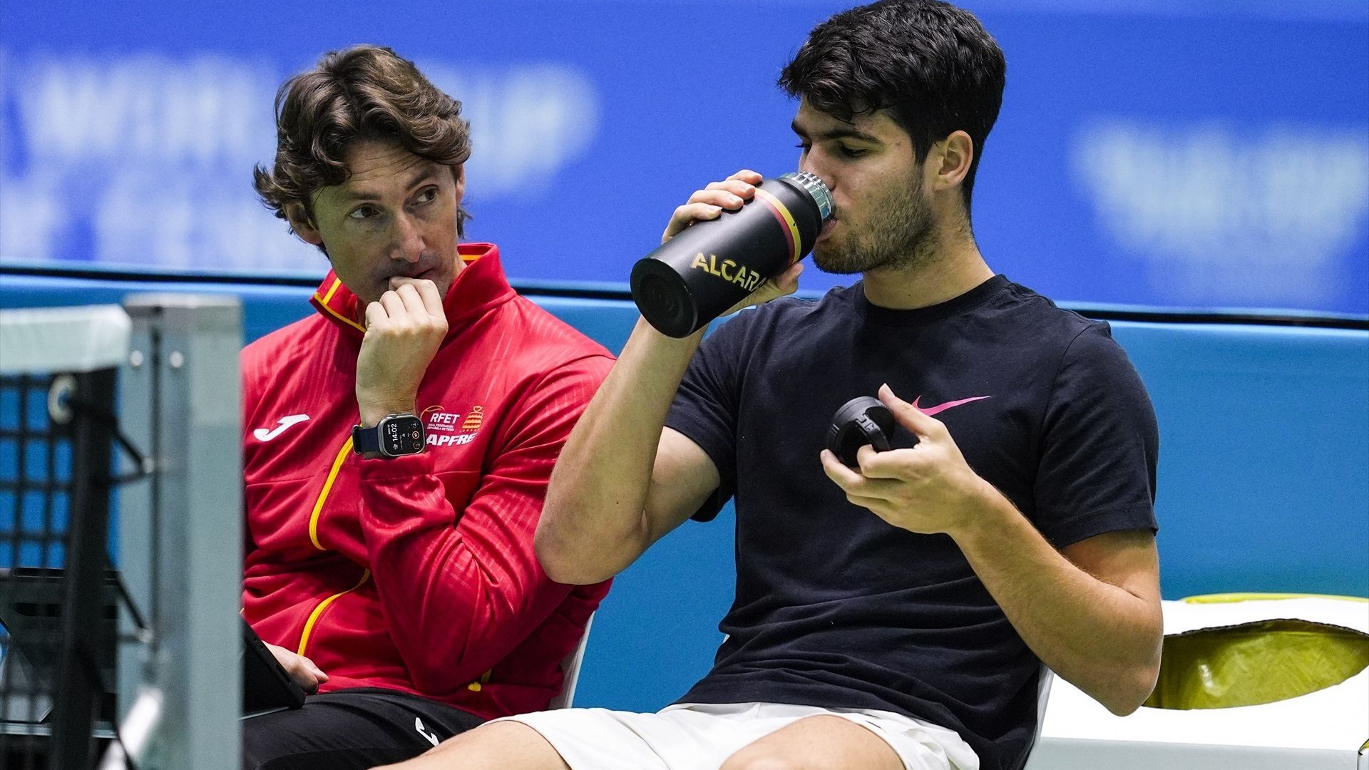 Juan Carlos Ferrero y Carlos Alcaraz