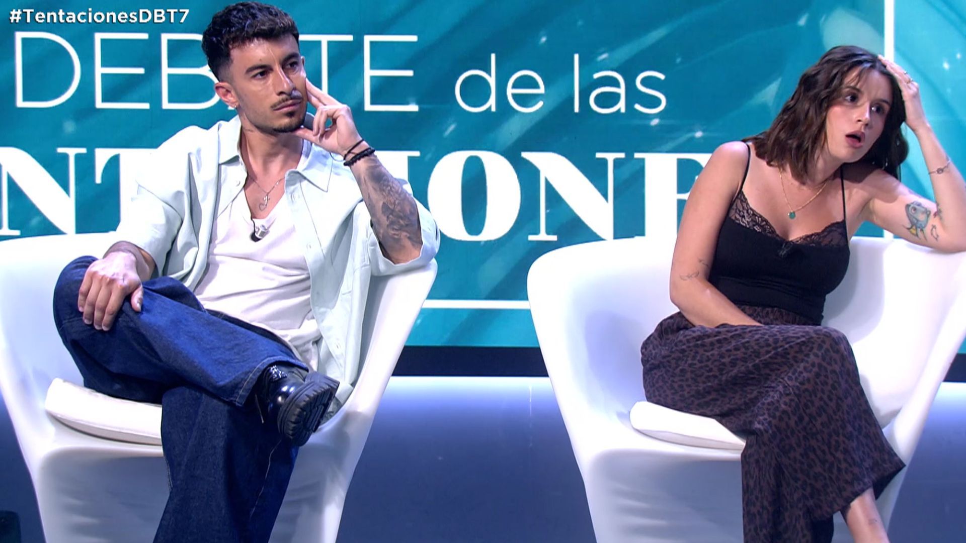 Juanpi, molesto con el juego de seducción de Sandra Barrios y Álex Girona: "Está feo que lo elija a él porque Mara me puso los cuernos con él"