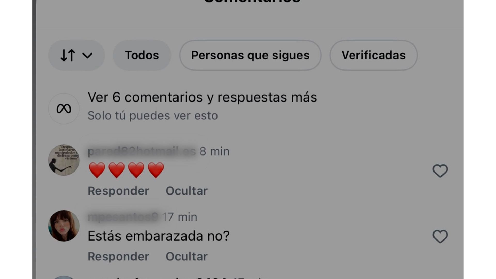 Uno de los comentarios que le han dejado a Sofía Suescun