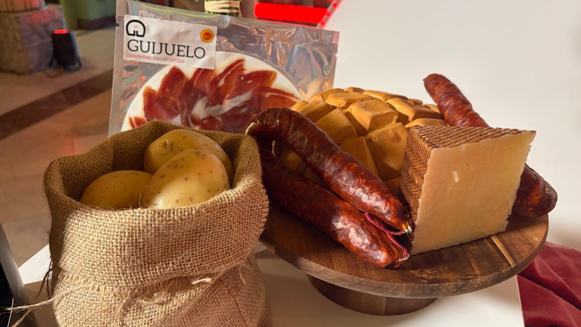 Algunos de los productos de Tierras de Sabor