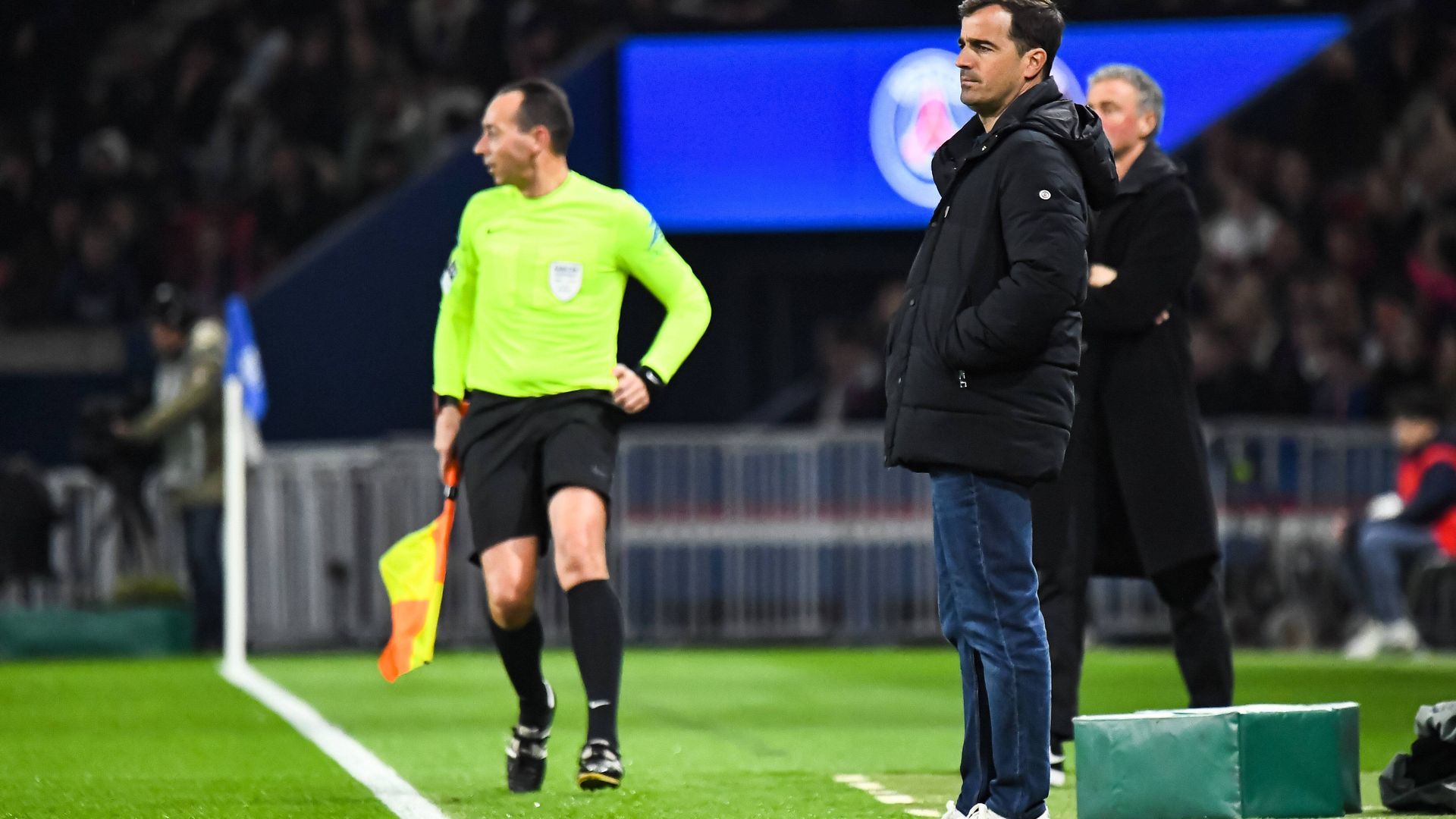 Carles Martínez, durante el PSG-Toulouse de esta temporada