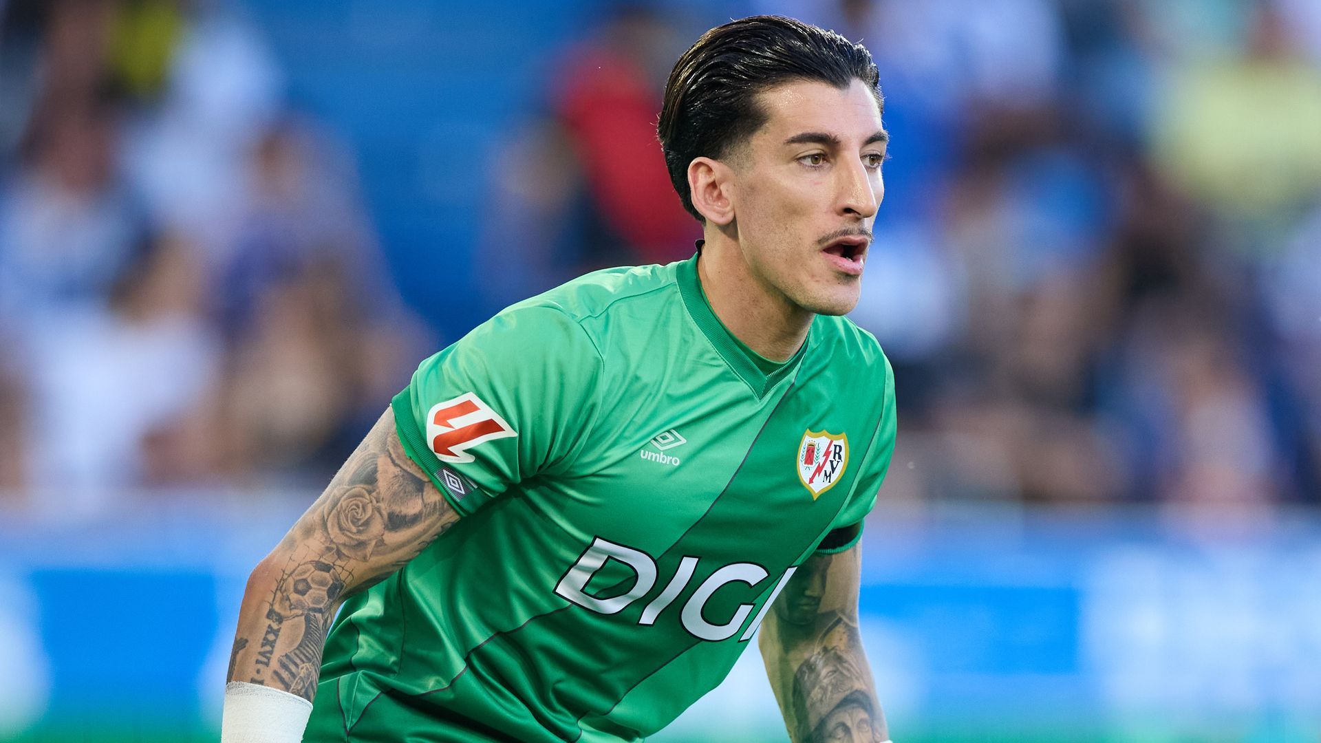 Dani Cárdenas, portero del Rayo Vallecano