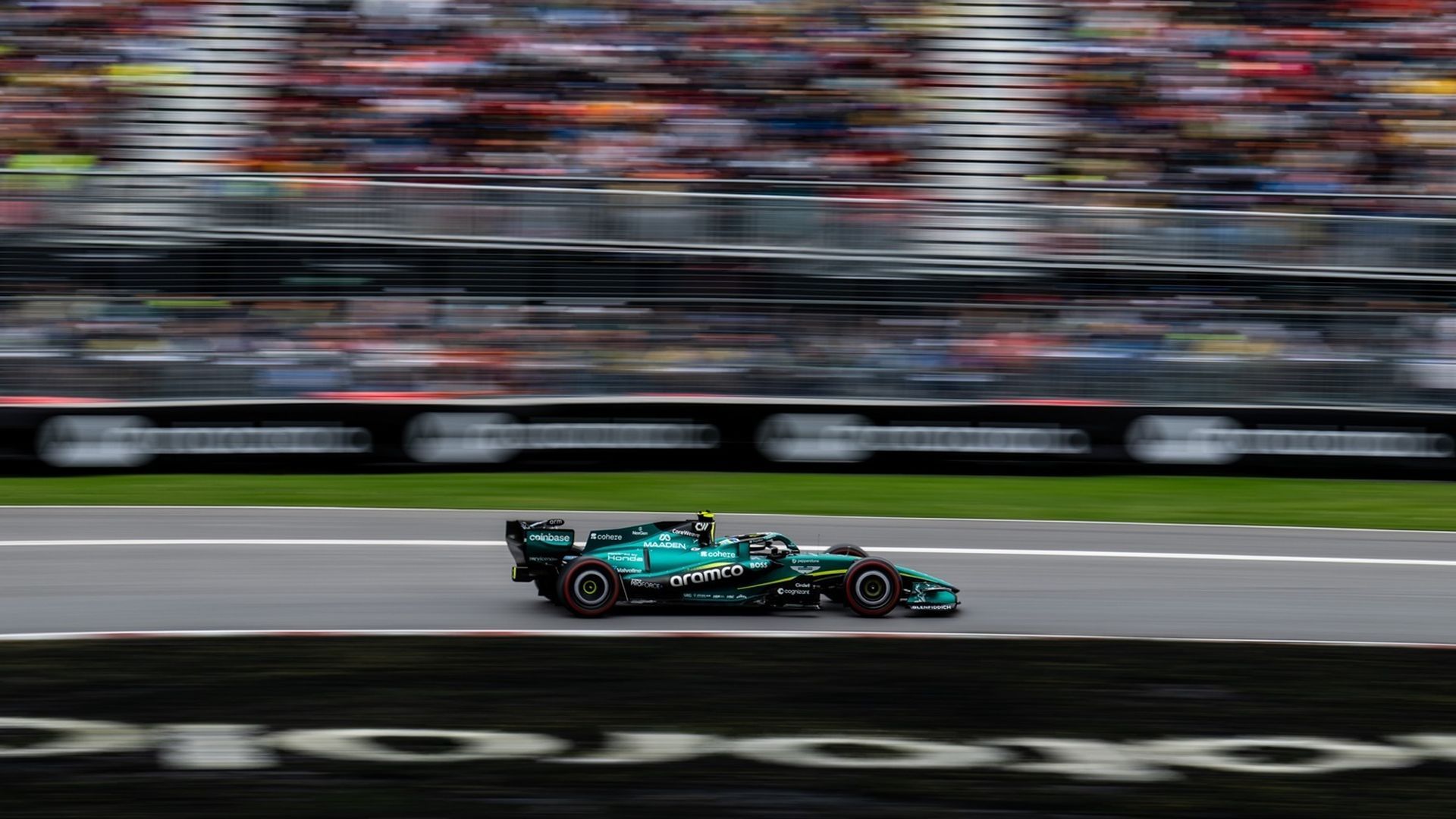 Fernando Alonso durante el Gran Premio de Canadá esta temporada