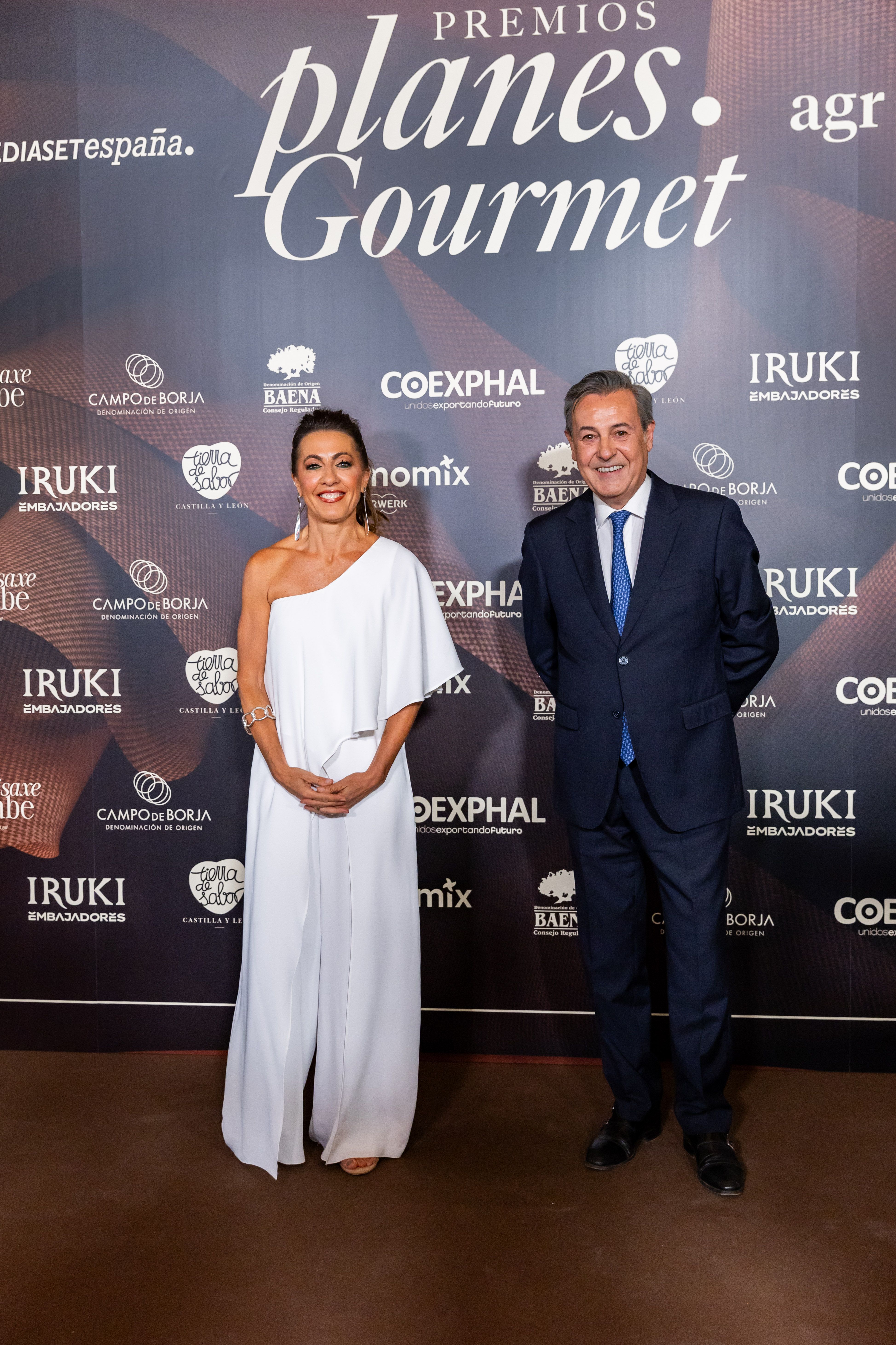 Ángeles Blanco y José Ribagorda en los Premios Planes Gourmet