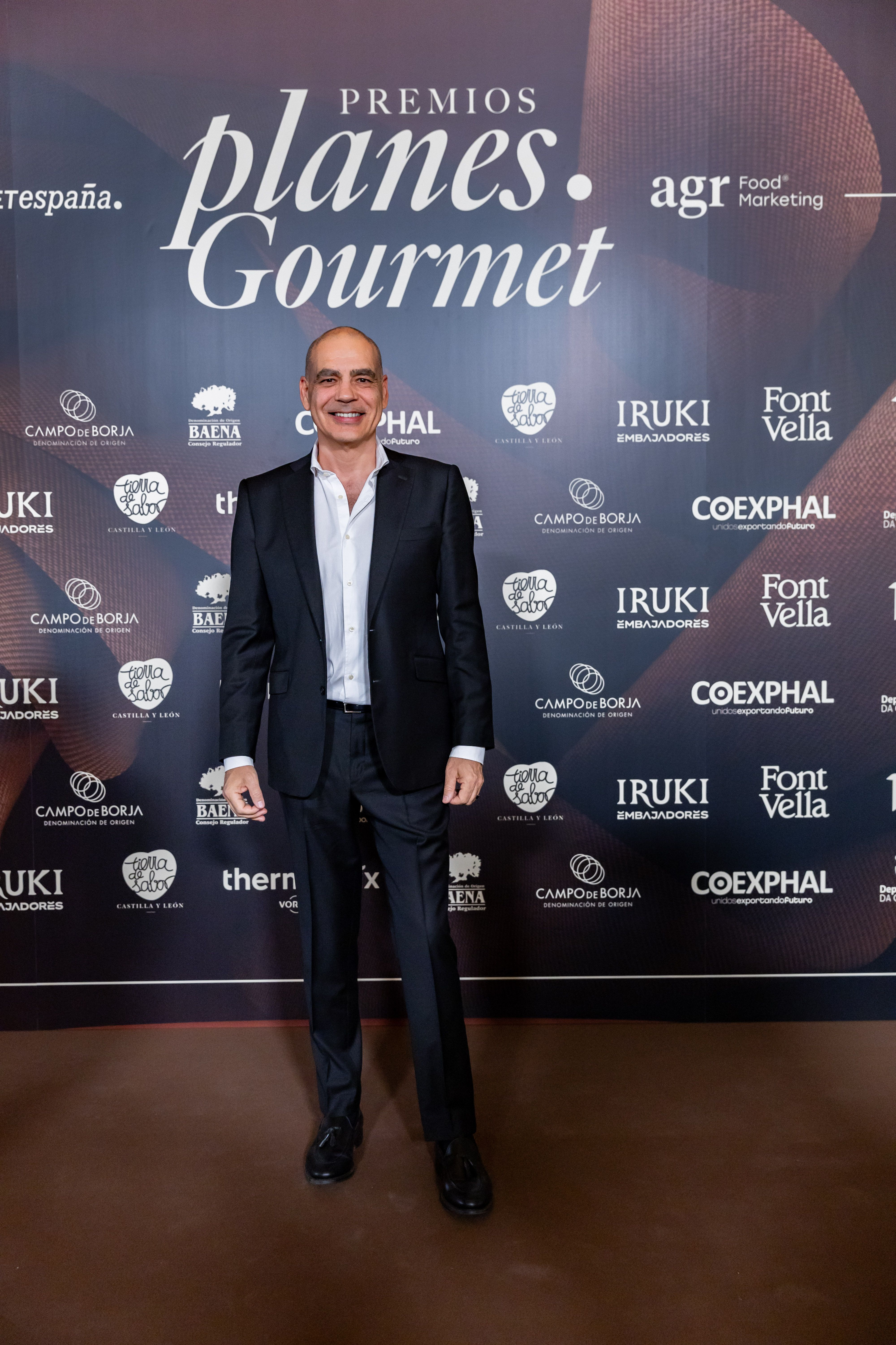 Nacho Abad en los Premios Planes Gourmet