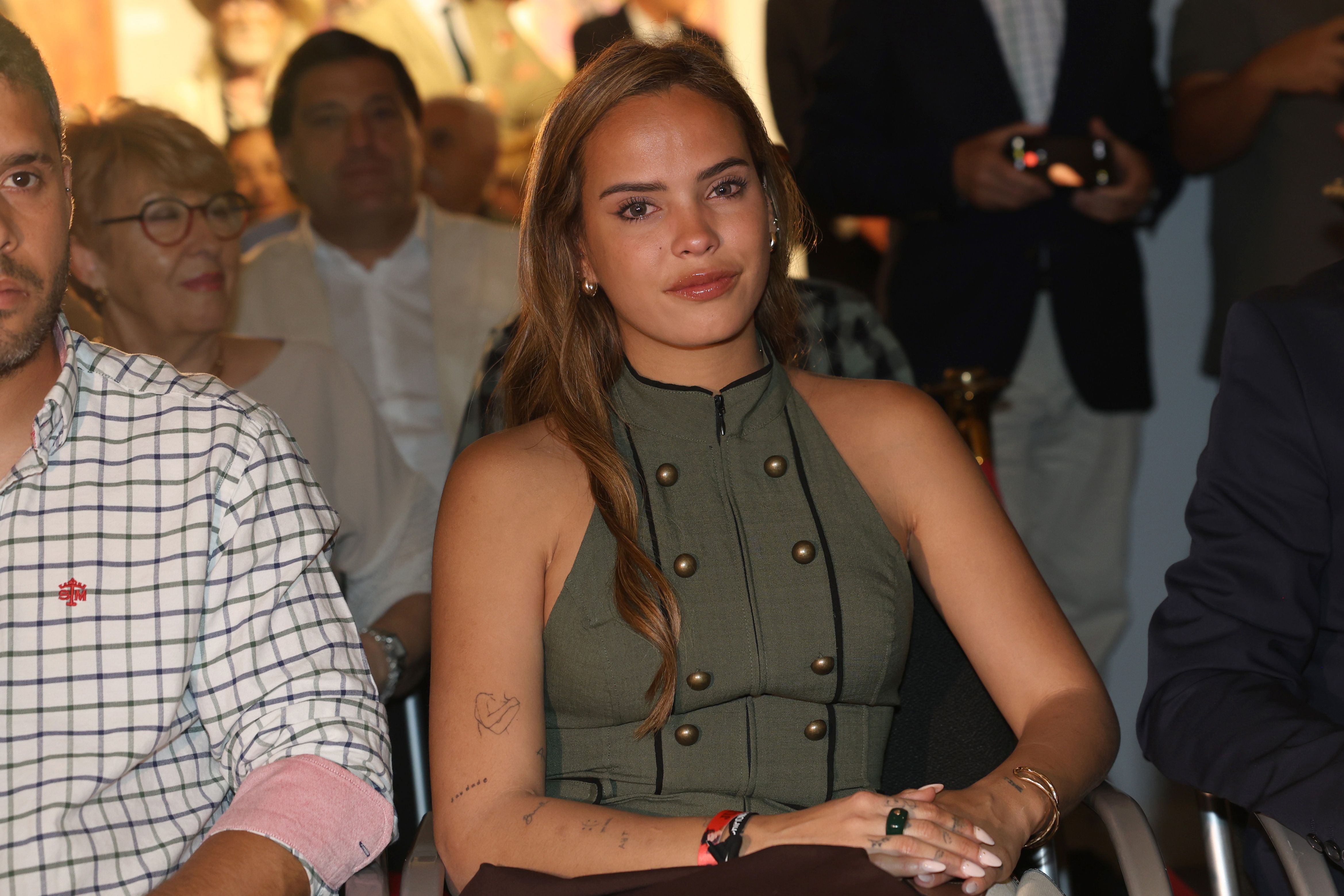 Gloria Camila, durante el homenaje