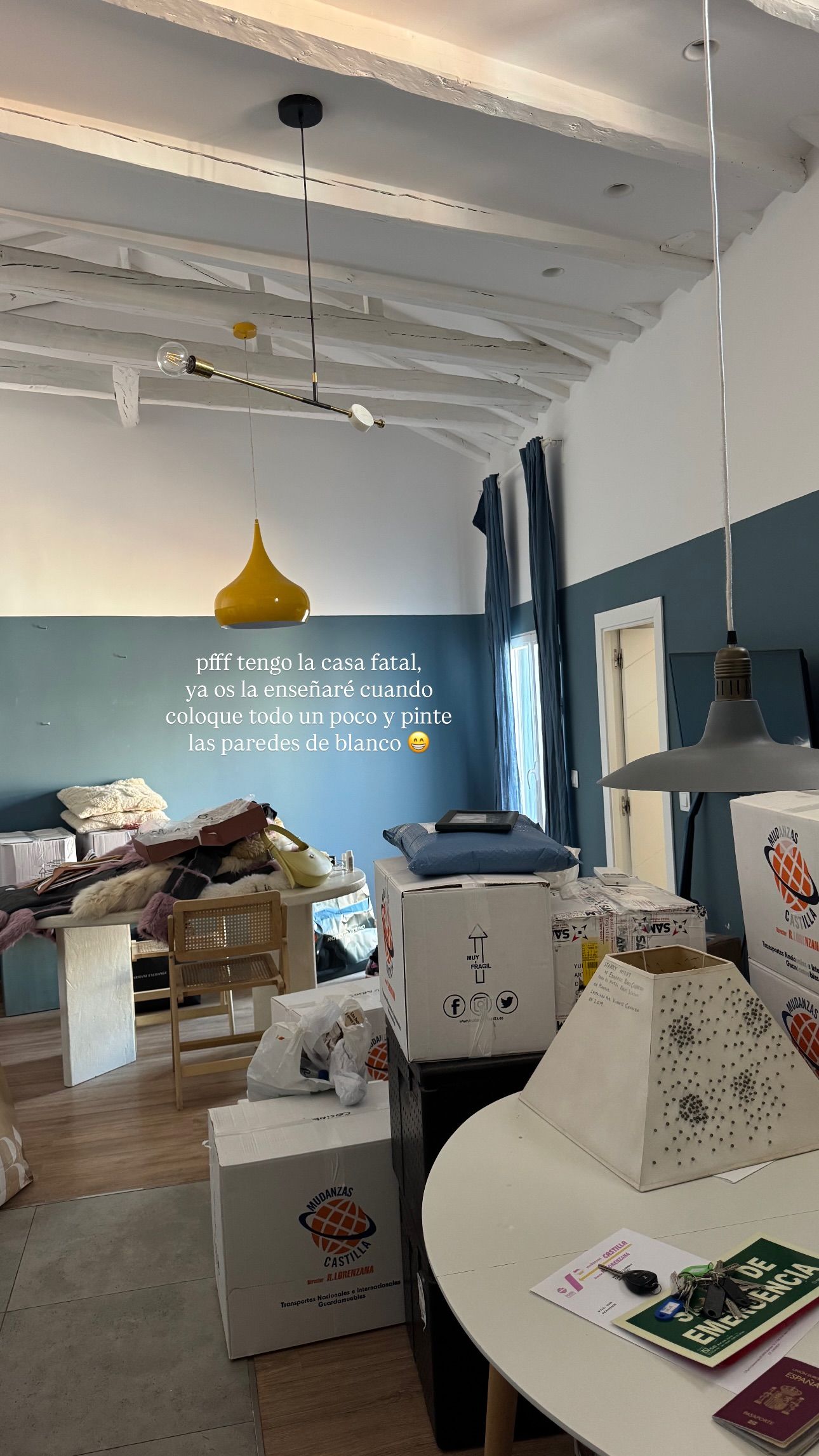 La primera fotografía de la nueva casa de Miri Pérez-Cabrero