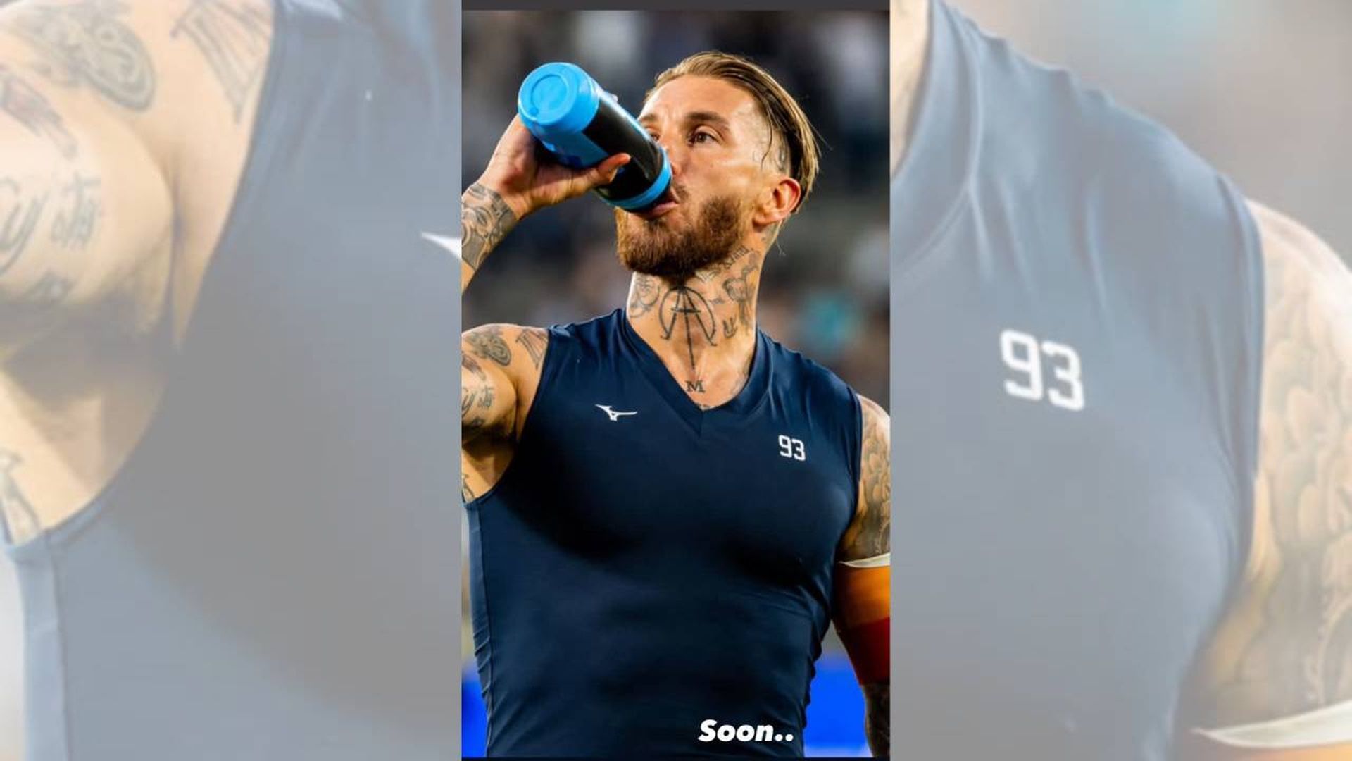 La última publicación de Sergio Ramos