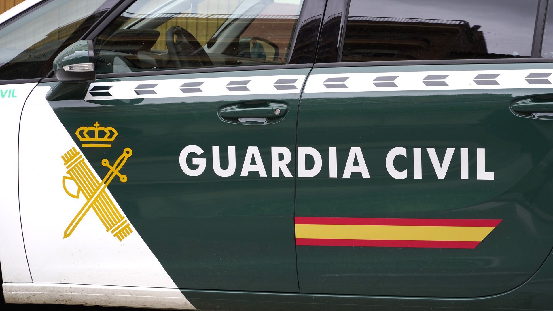 Un coche de la Guardia Civil