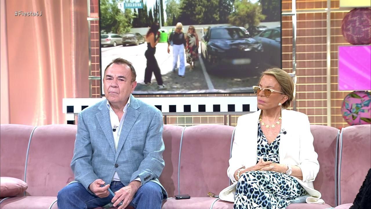 Bárbara Rey entra en directo en 'Fiesta' y amenaza a Galiach
