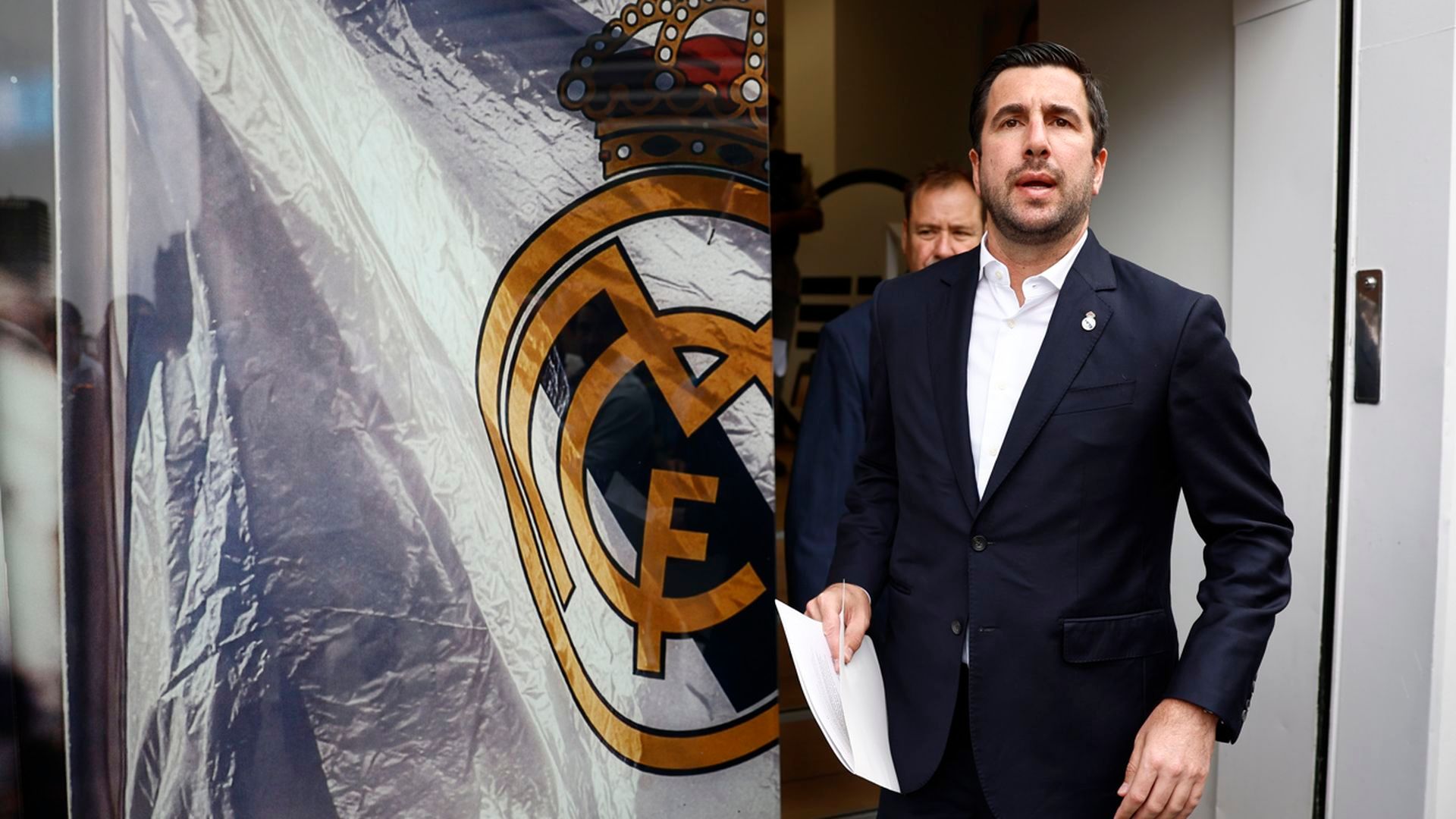 Enrique Riquelme, en el cierre de la campaña al Real Madrid Enrique Riquelme, en el cierre de la campaña al Real Madrid