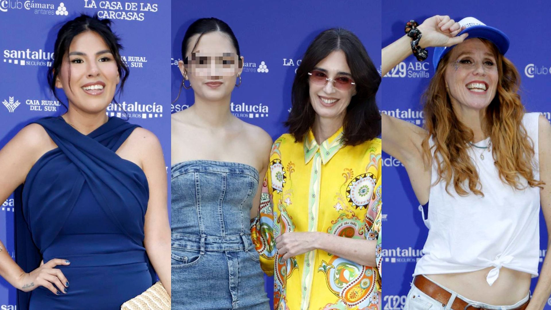 Isa Pantoja, Paz Vega y su hija Ava, María Castro Isa Pantoja, Paz Vega y su hija Ava, María Castro