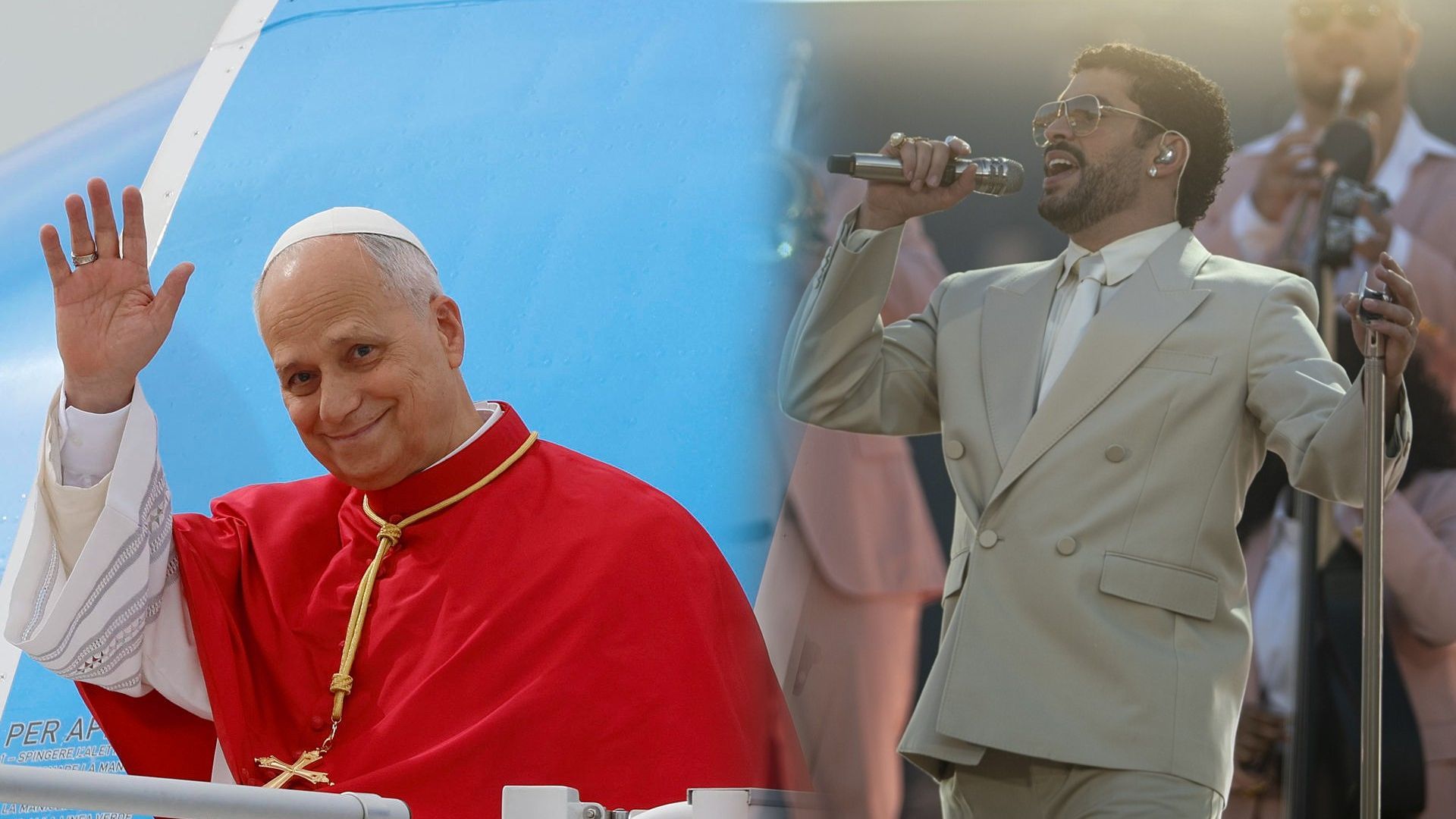 León XIV bromea sobre coincidir con Bad Bunny en Madrid: "Creo que muchos irán a verlo, pero habrá unos cuantos aquí para ver al Papa" León XIV bromea sobre coincidir con Bad Bunny en Madrid: "Creo que muchos irán a verlo, pero habrá unos cuantos aquí para ver al Papa"