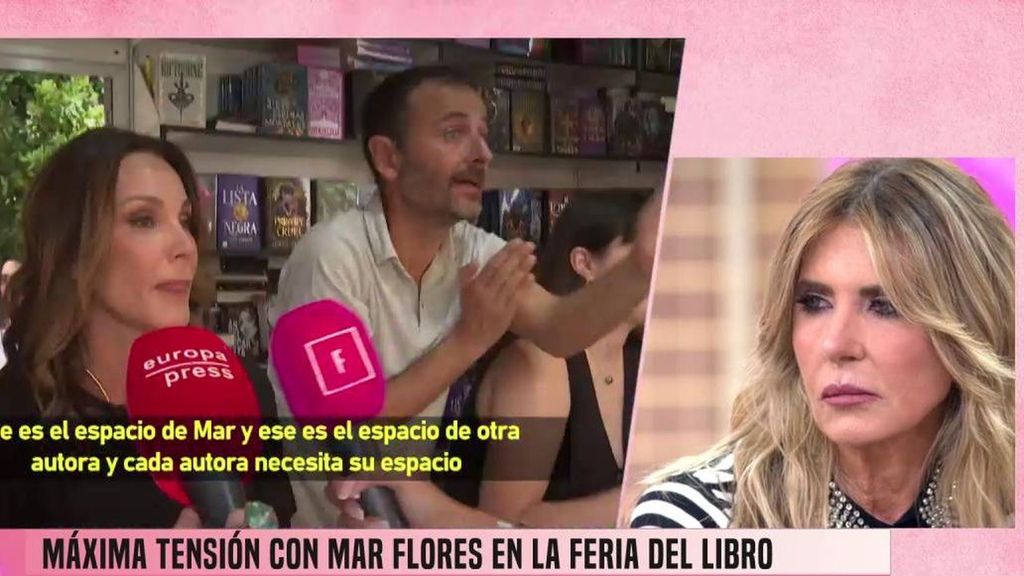 Máxima tensión con Mar Flores en la Feria del Libro: Marisa Martín Blázquez "apartada con malas formas" Fiesta 2026 Top Vídeos 1209