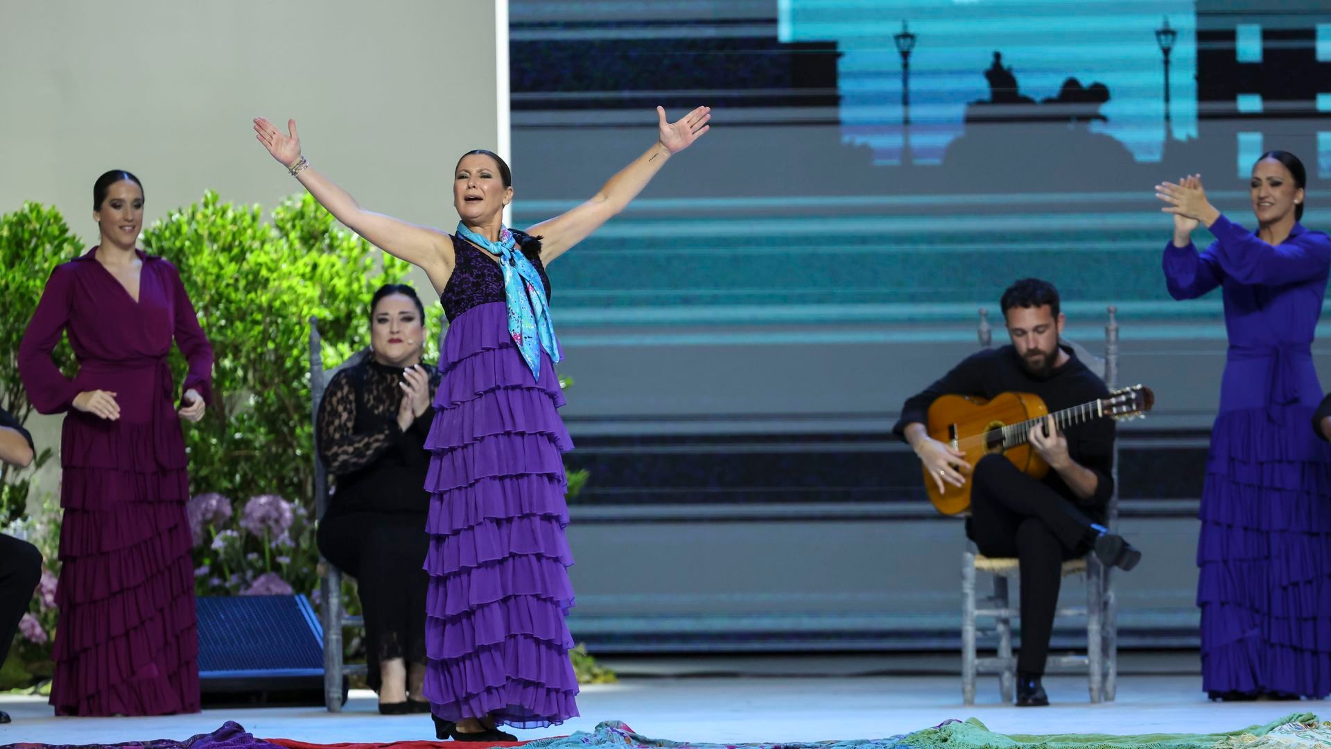 Actuación de la bailaora y coreógrafa Sara Baras