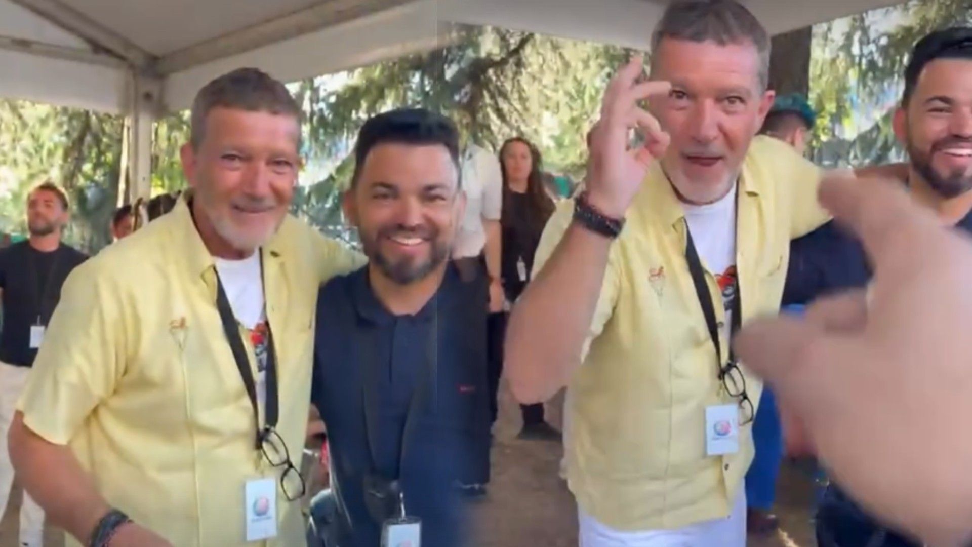 Antonio Banderas felicita a Siloé por su actuación antes de la vigilia del papa León XIV en la Plaza de Lima: "Estabais sonando que no veas" Antonio Banderas felicita a Siloé por su actuación antes de la vigilia del papa León XIV en la Plaza de Lima: "Estabais sonando que no veas"