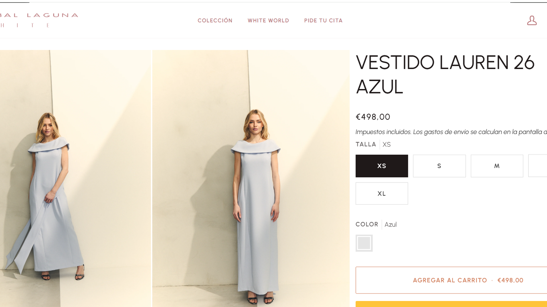 El vestido de la princesa Leonor