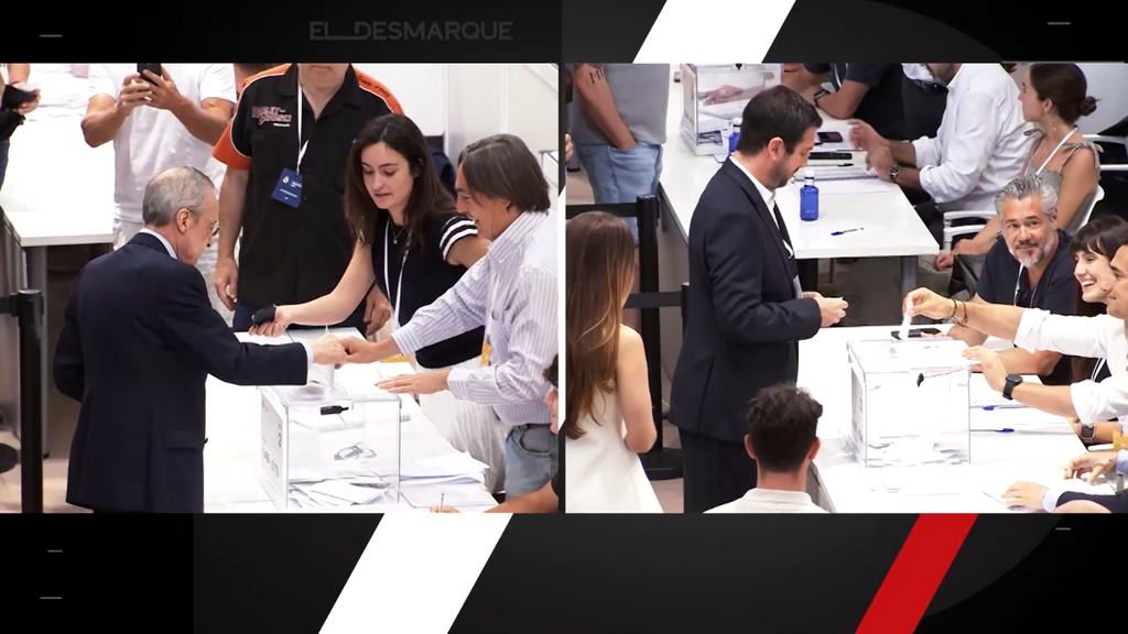 Así vivieron el día de elecciones Florentino Pérez y Enrique Riquelme