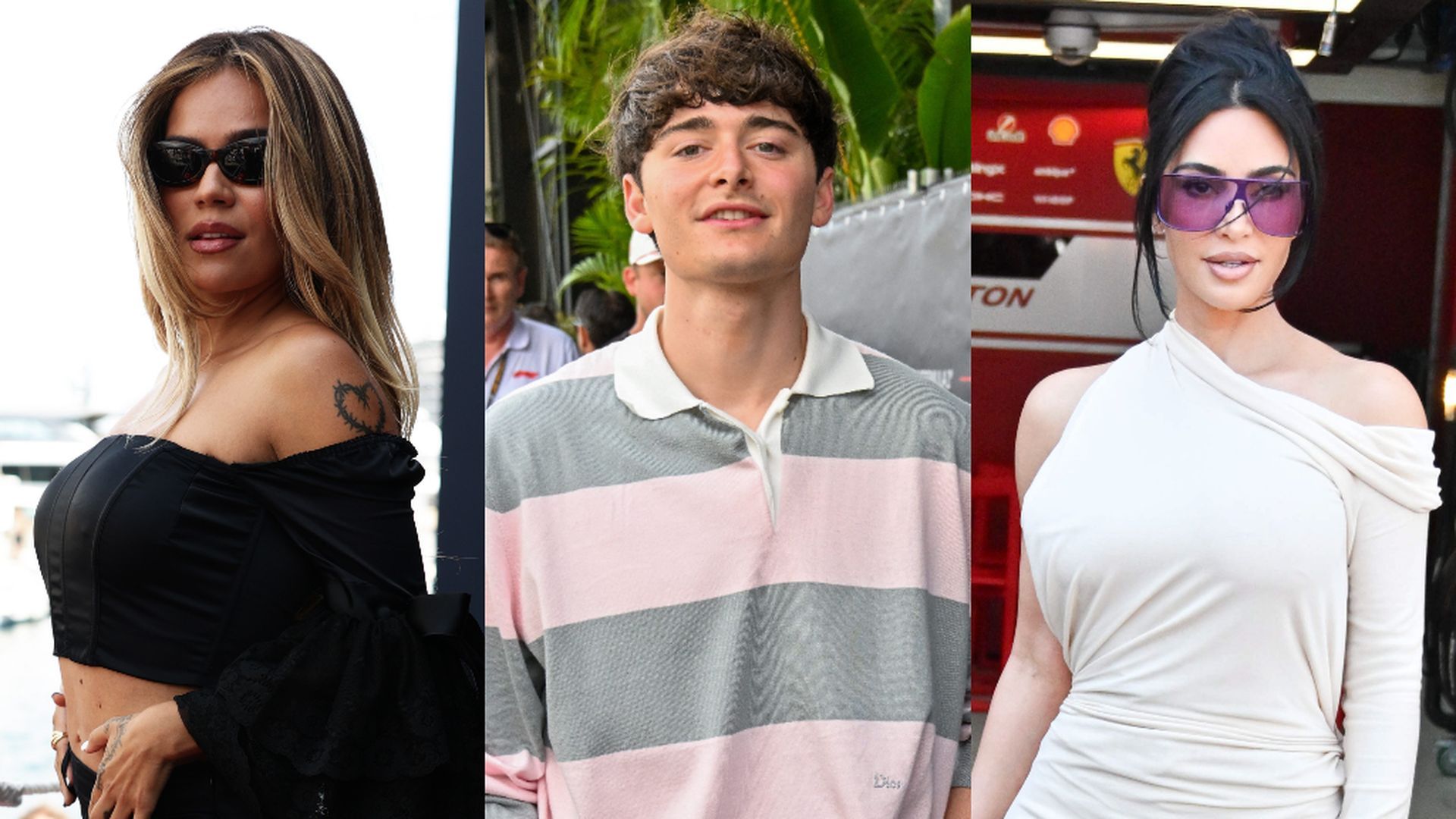 Karol G, Noah Schnapp y Kim Kardashian Karol G, Noah Schnapp y Kim Kardashian