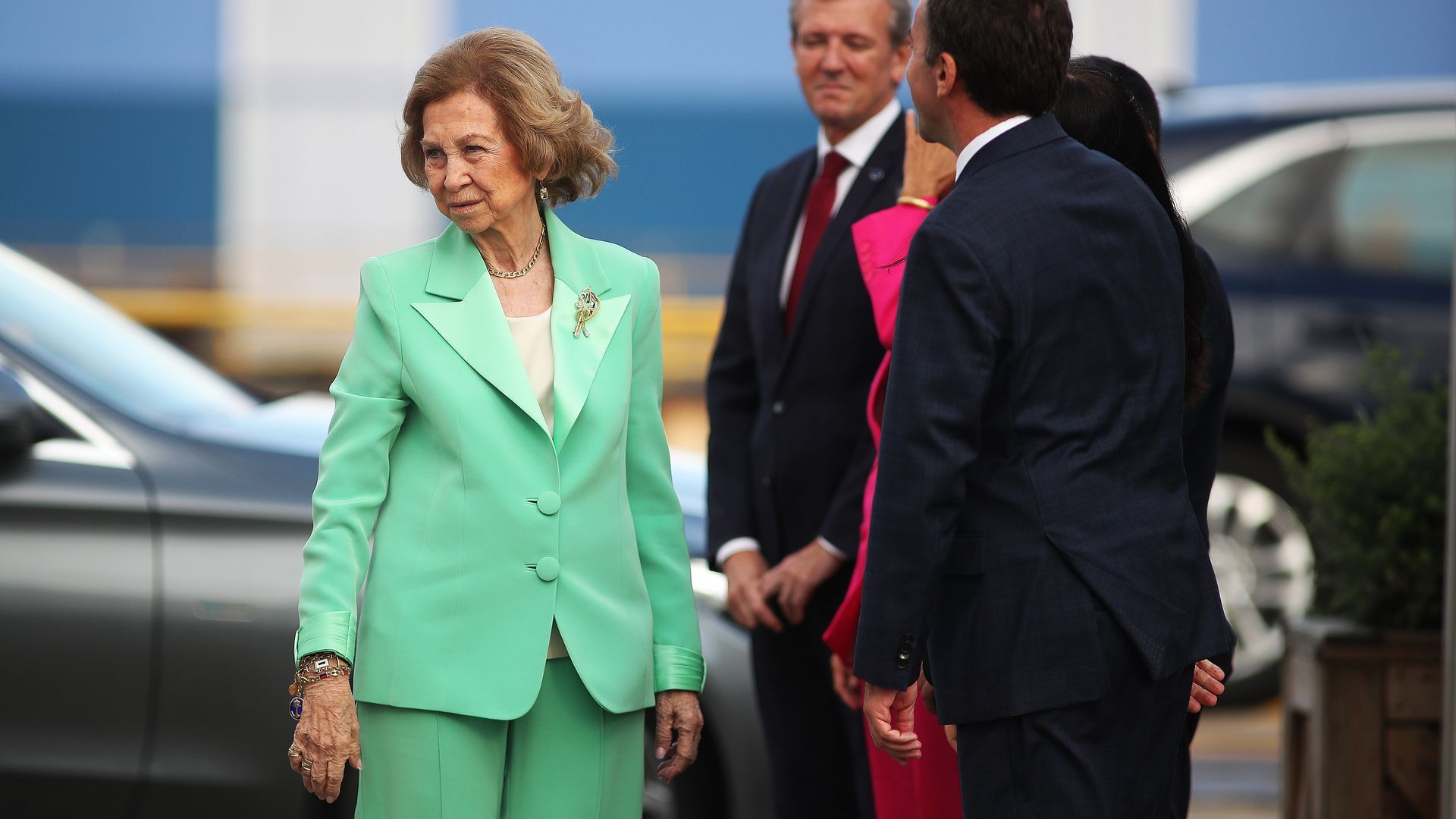 La reina Sodía, en una imagen de 2022